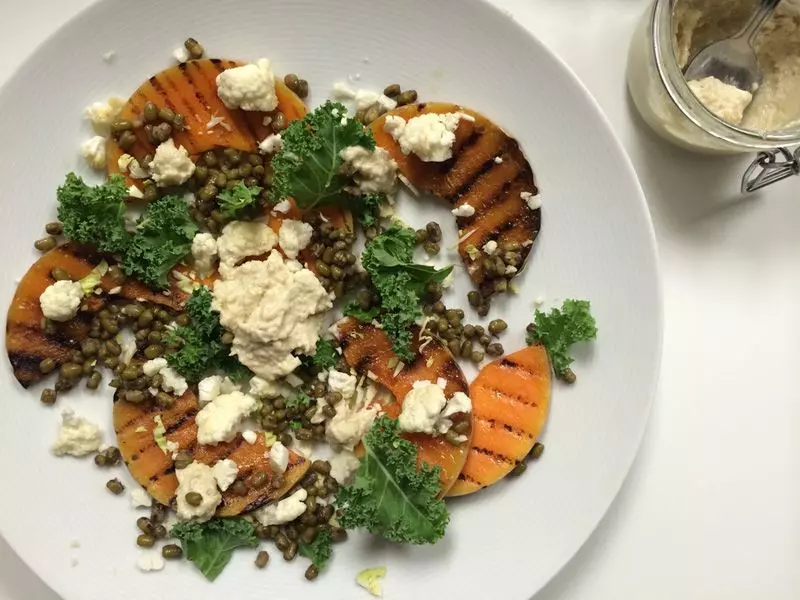 Modelmangetout-Salat