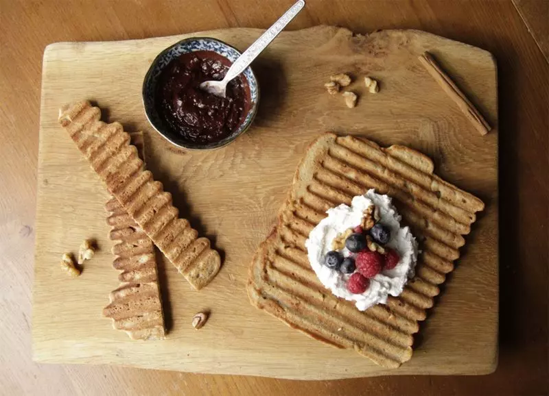 Modelmangetout-Waffeln