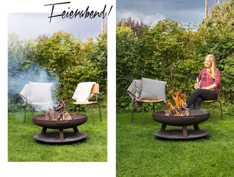 Schrebergarten-feuerschale