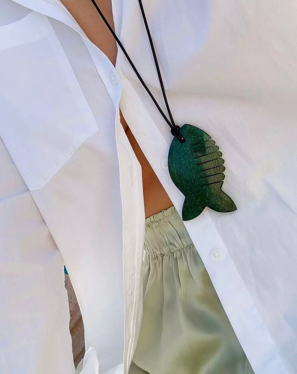 Blooming Dreamer Halskette mit Fisch-Anhänger