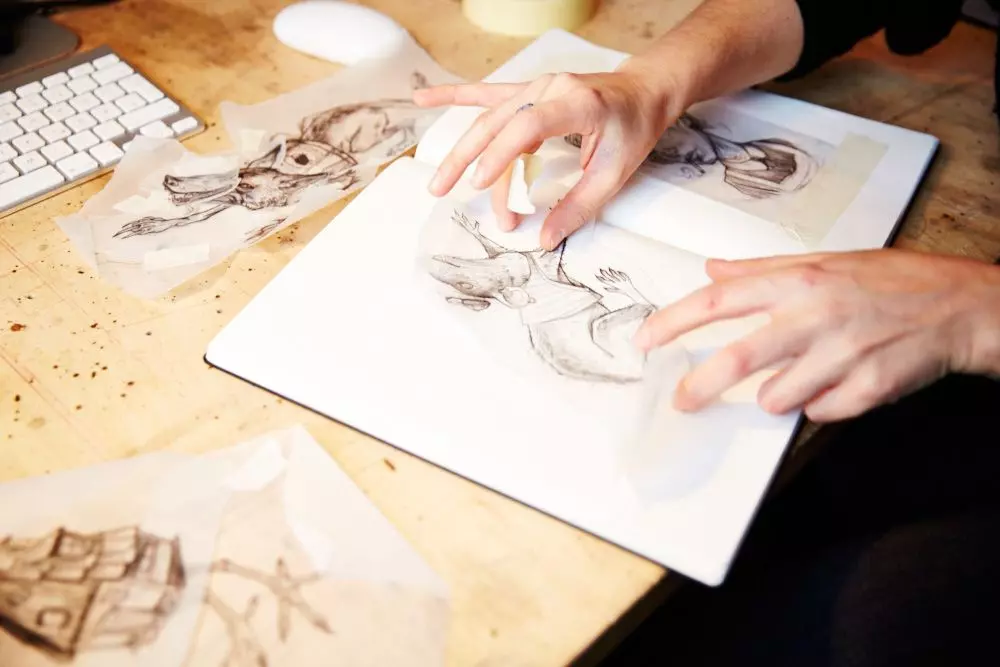 femtatsics-Jules-Wenzel-Skizzenbuch