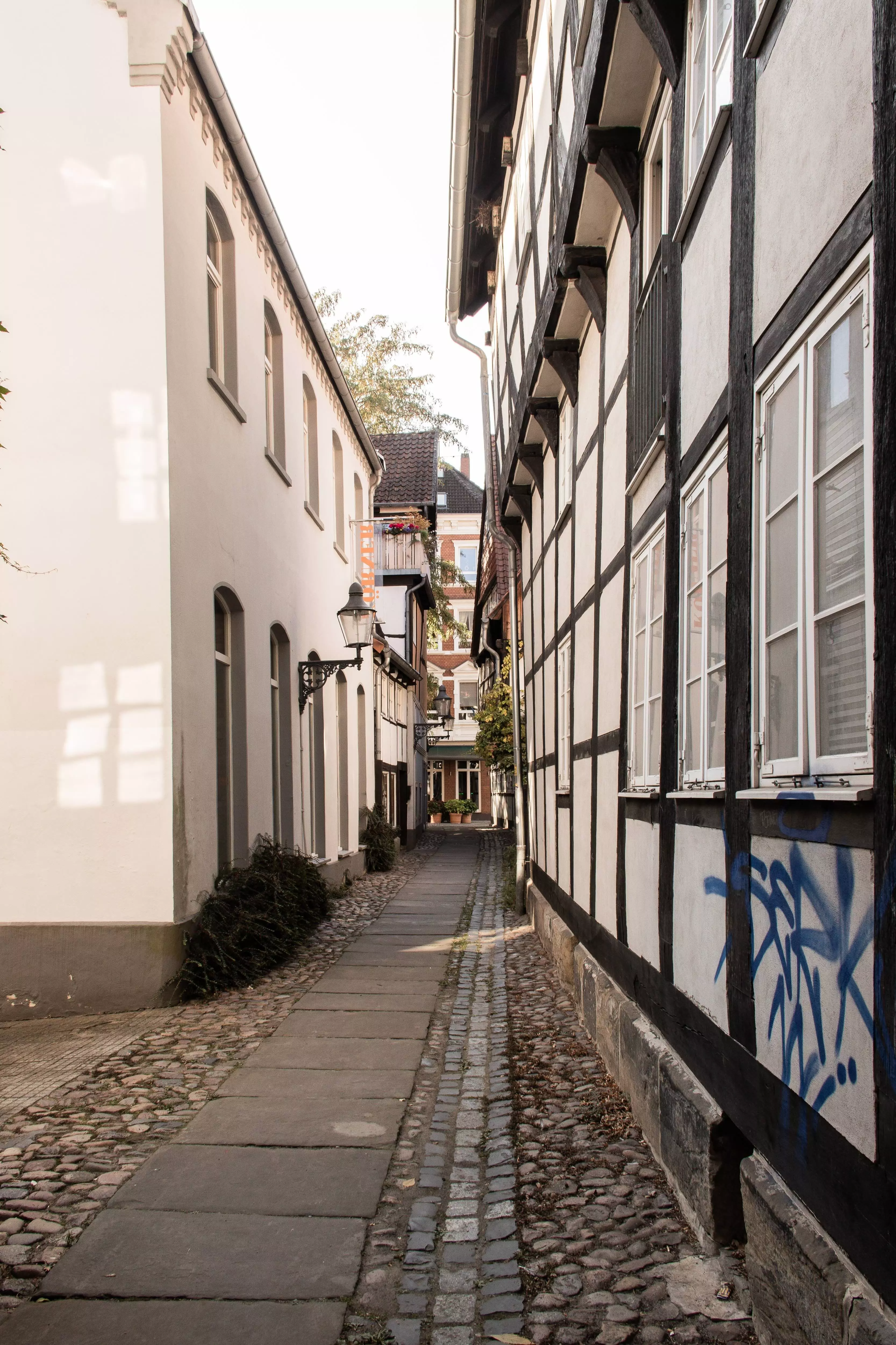 Eine kleine Gasse.