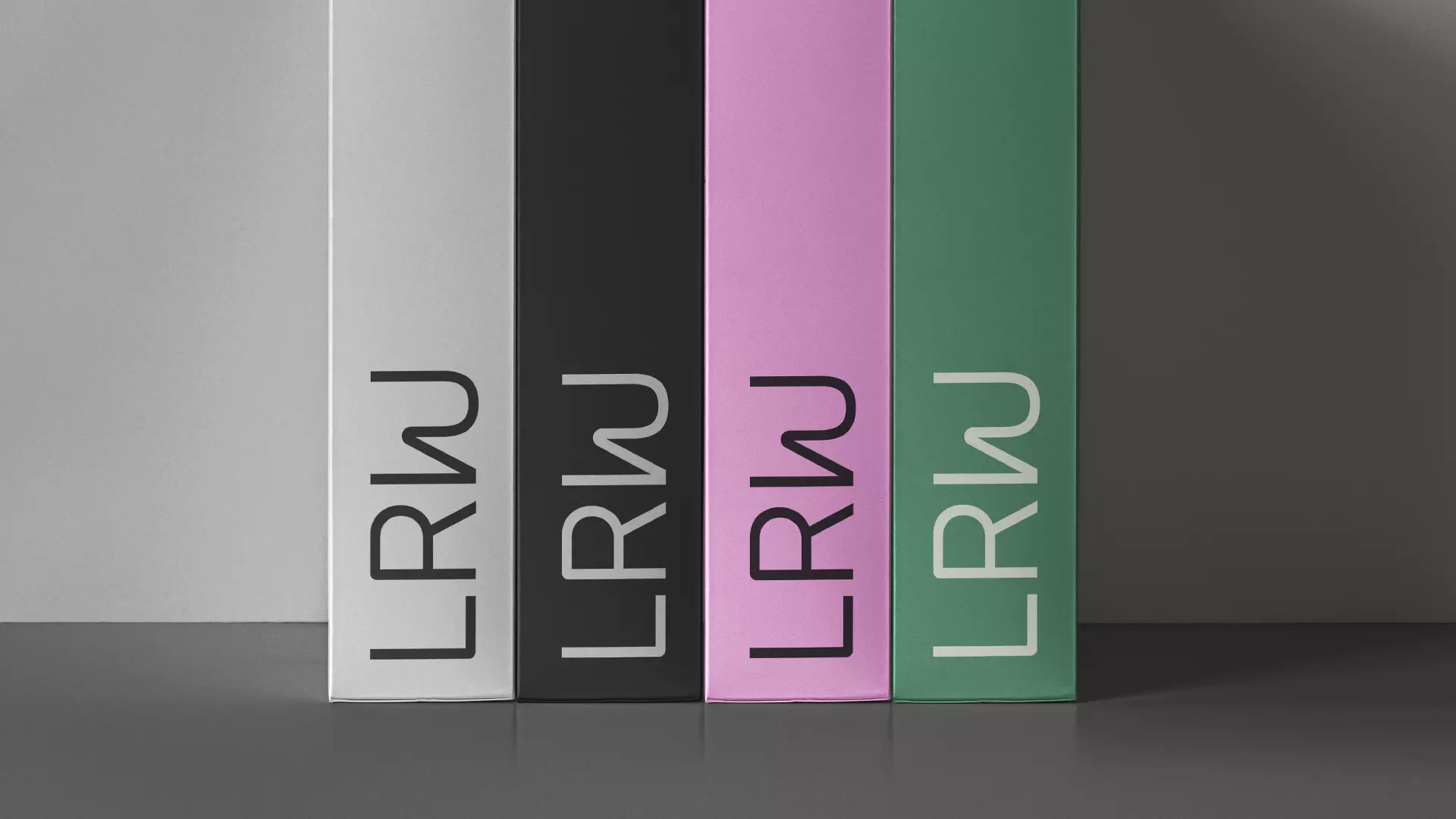 Mockup von bunten Büchern