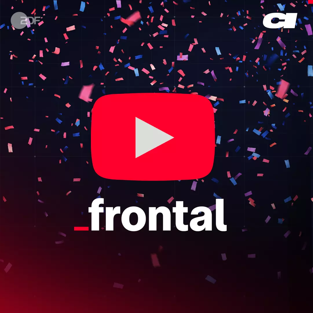 Man sieht ein YouTube Logo, im Hintergrund sieht man man Konfetti und die ZDF, sowie das Cine Impuls Logo.