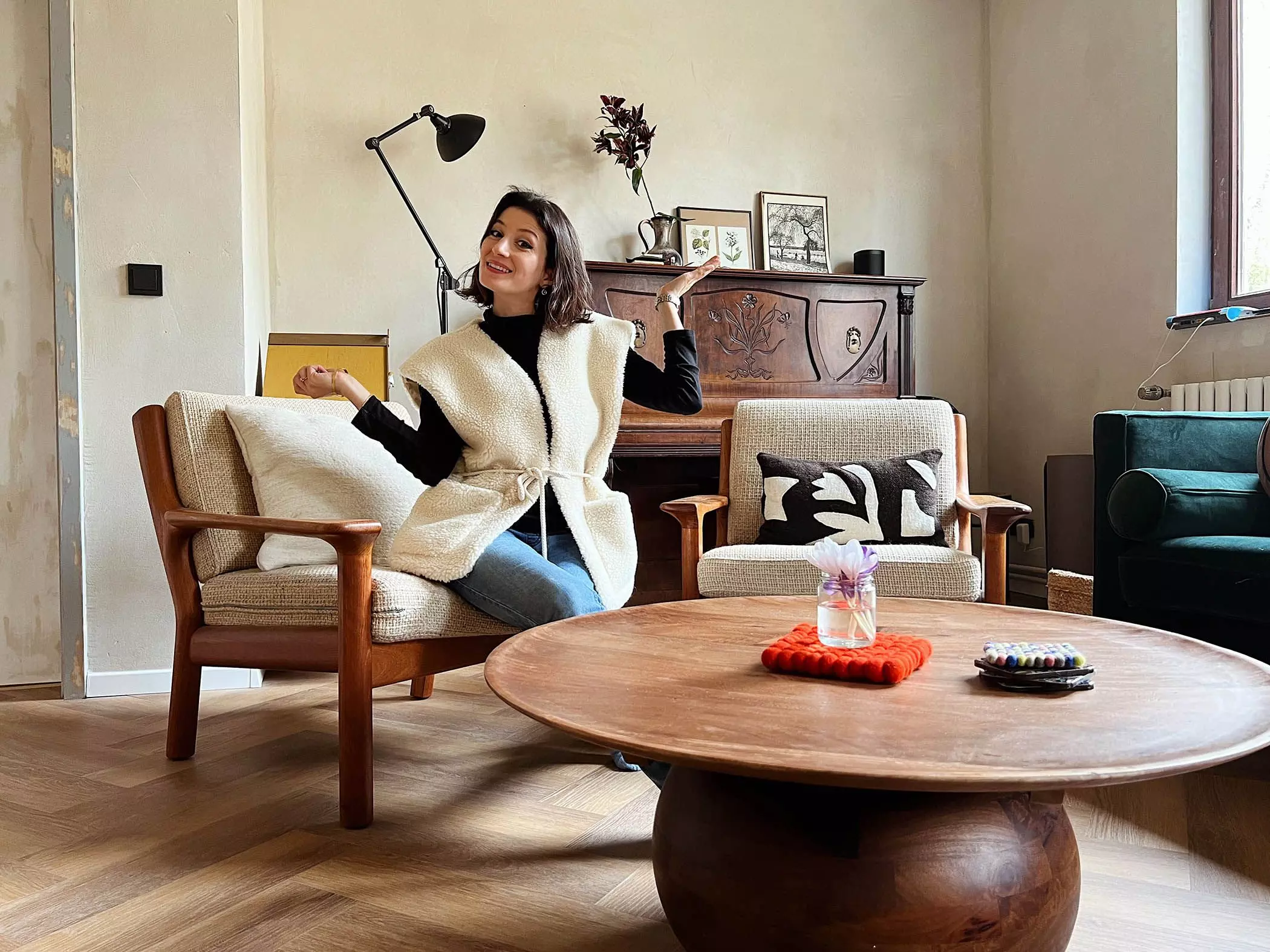 Busra Quadir hat das Atelier renoviert.