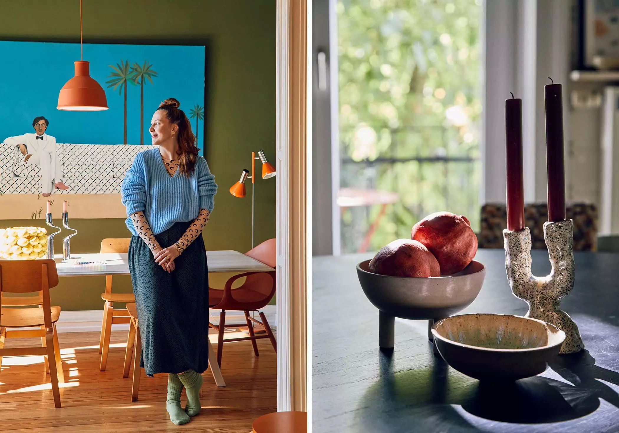 Melanie Porthun in ihrem Esszimmer | femtastics