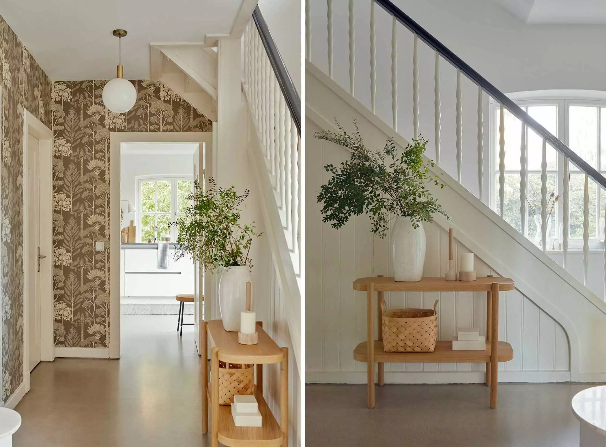 Treppenhaus in Naturtönen | femtastics