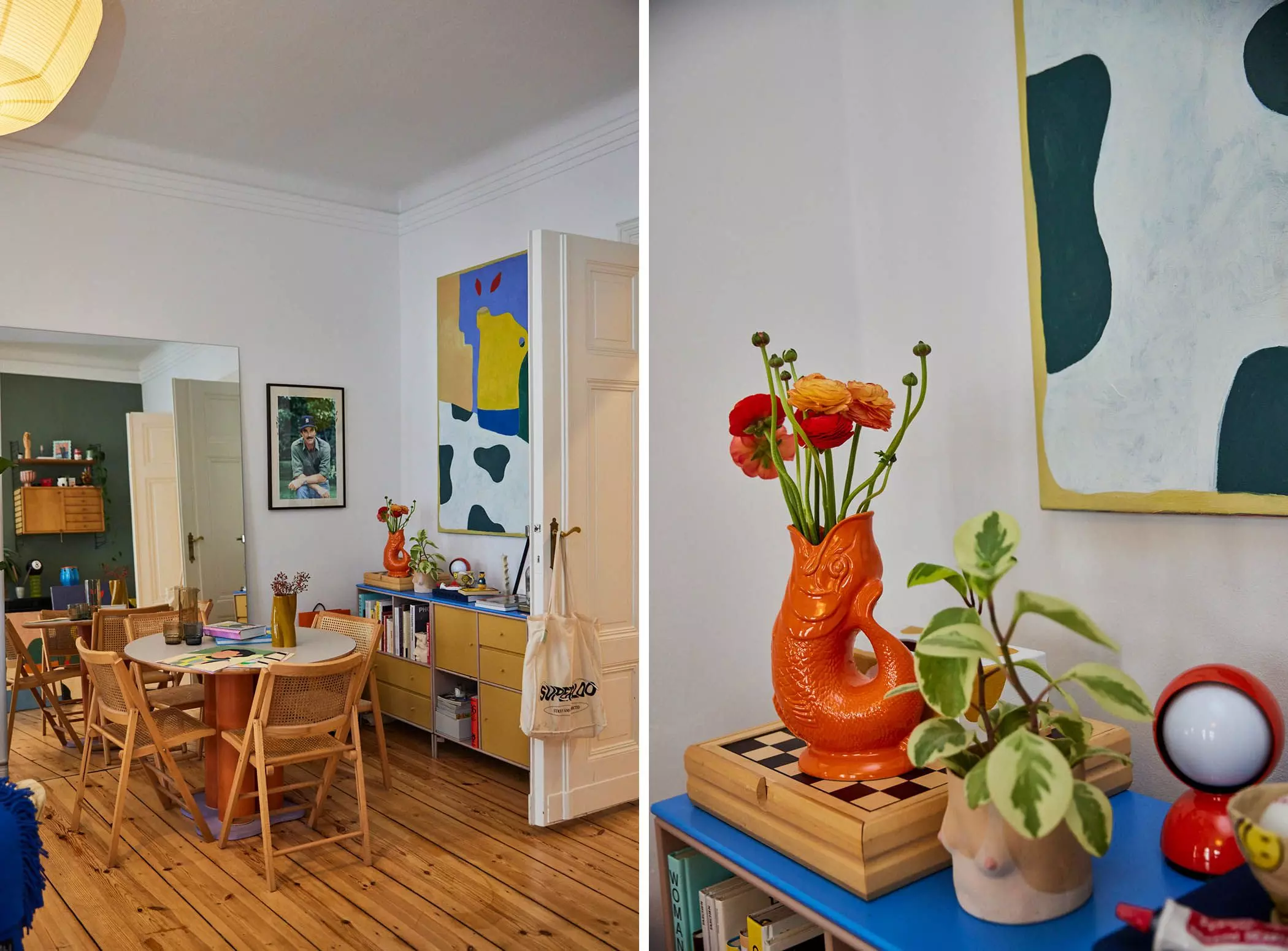 Buntes Esszimmer im Zuhause von Bings - femtastics