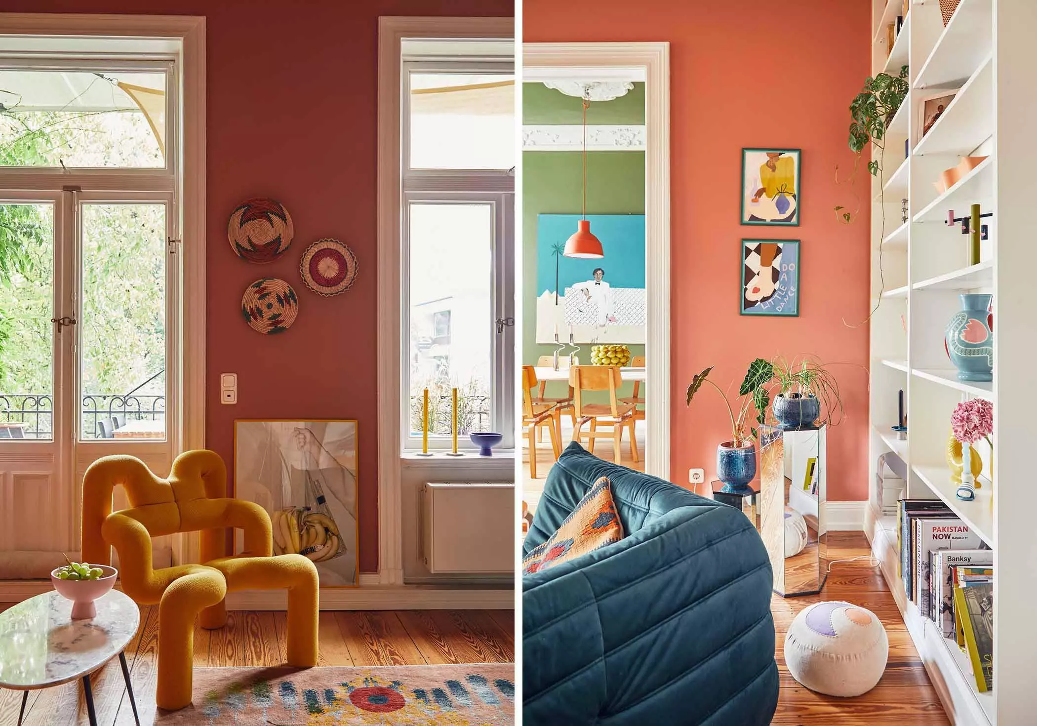 Detailaufnahmen vom bunten Wohnzimmer | femtastics