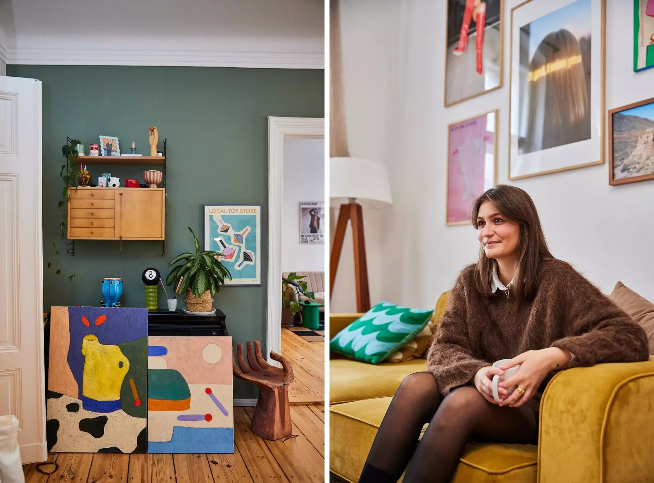 Homestory über die Berliner Künstlerin Fabienne Meyer aka "Bings" - femtastics