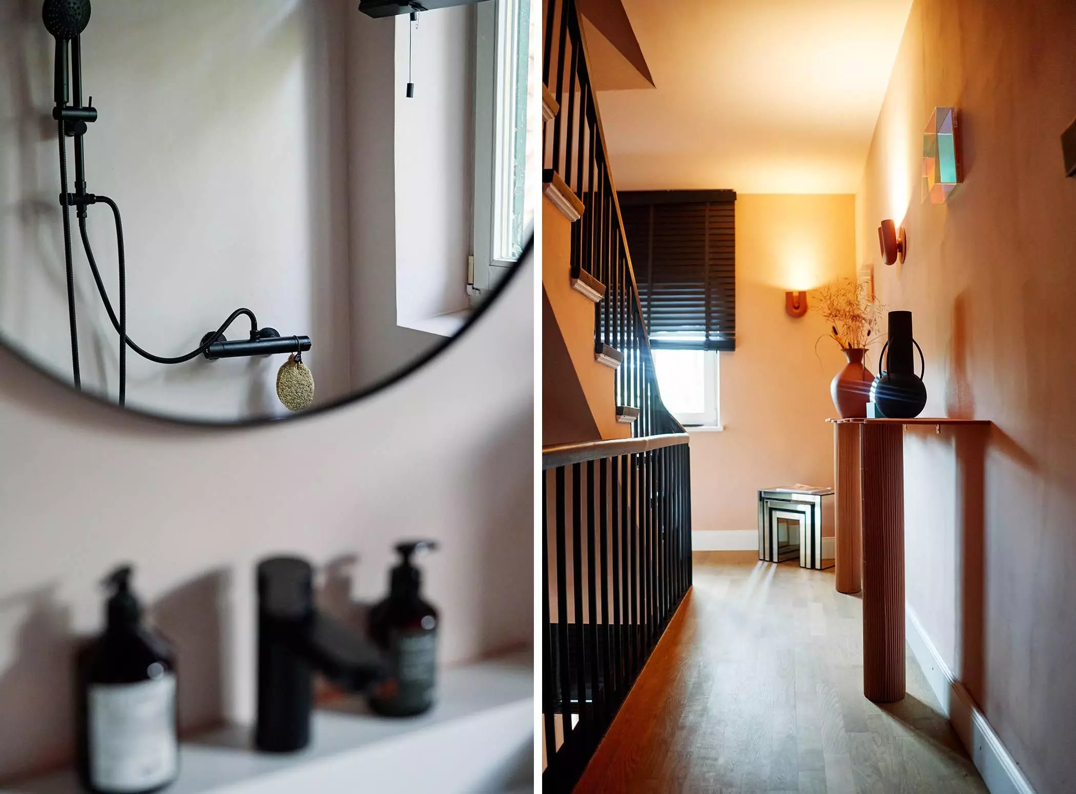 Badezimmer und Treppe im Haus von Alexandra von Frankenberg - femtastics