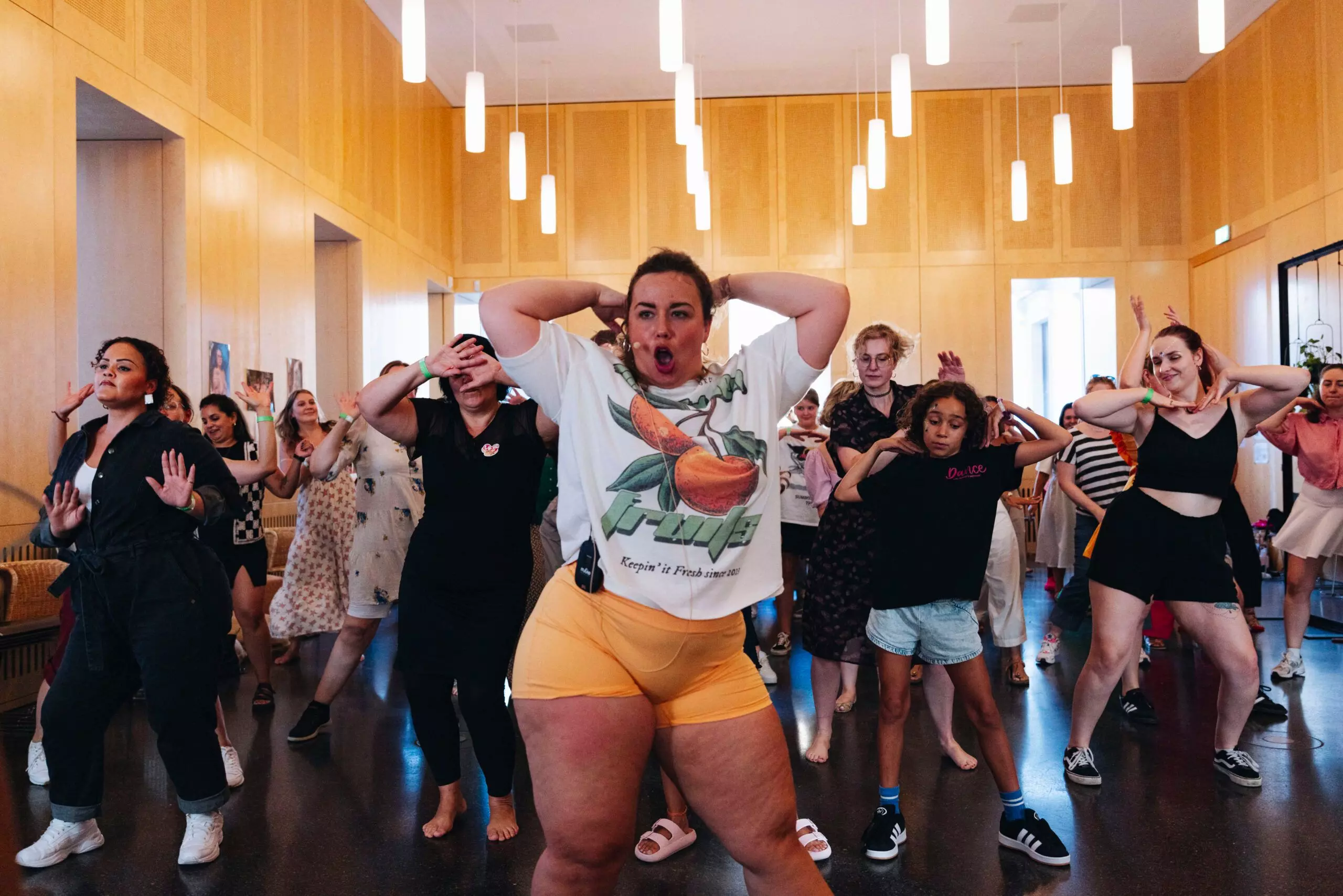 Workshop beim "Bitch Fest"