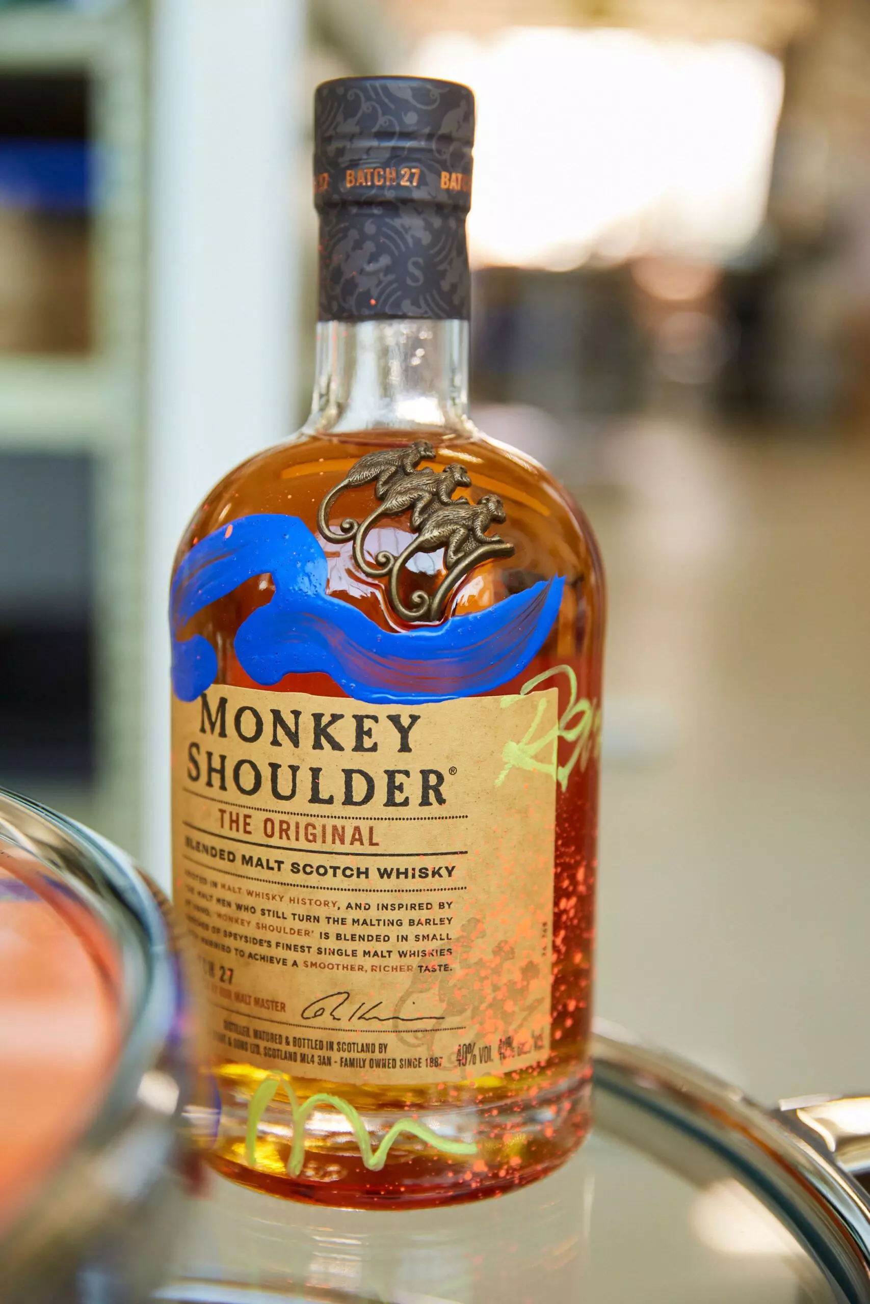 Monkey Shoulder Scotch Whisky - Flaschendesign: Anna T-Iron - femtastics