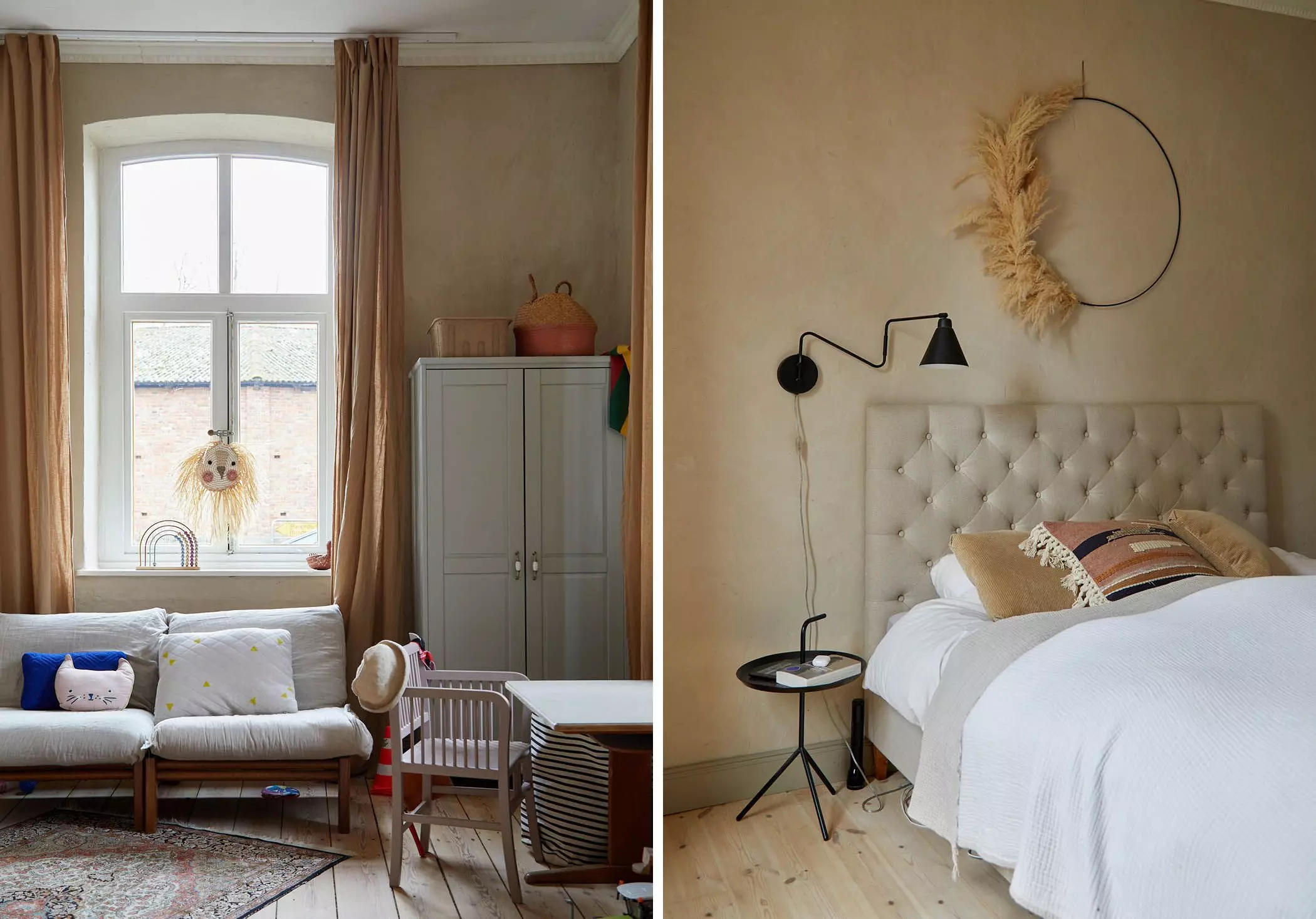 Kinderzimmer-Details und Schlafzimmer im Resthof von Inga Günther - femtastics