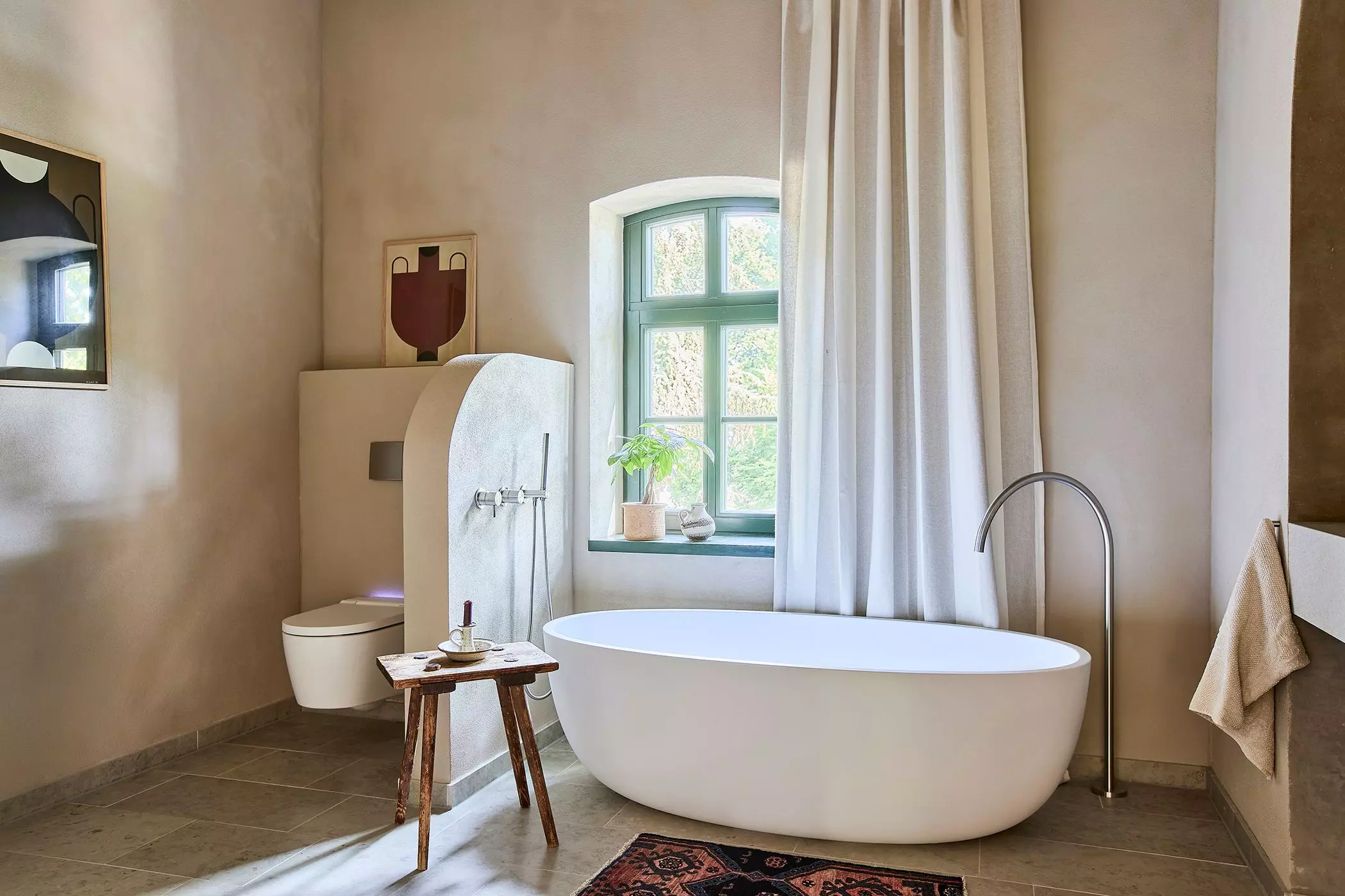 Freistehende Badewanne