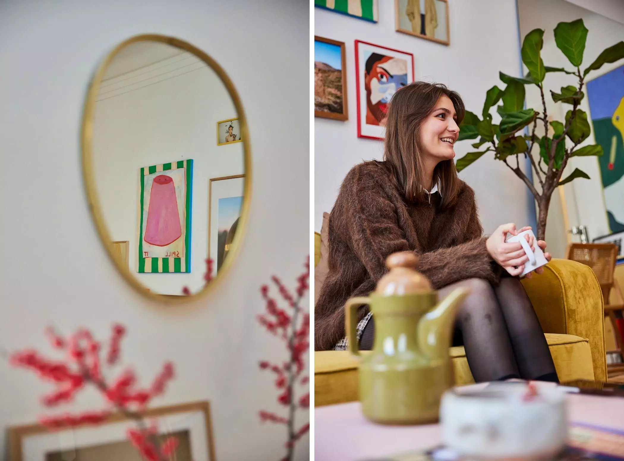 Homestory über Künstlerin Fabienne Meyer aka Bings - femtastics