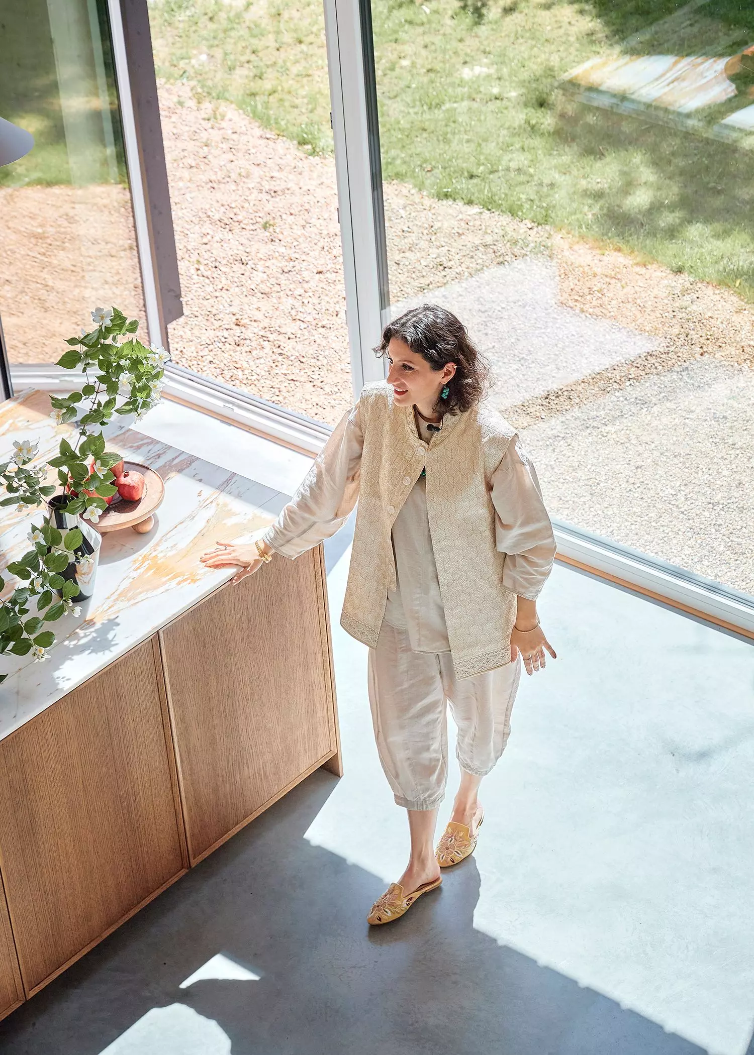 Büra Qadir in ihrer neuen Küche