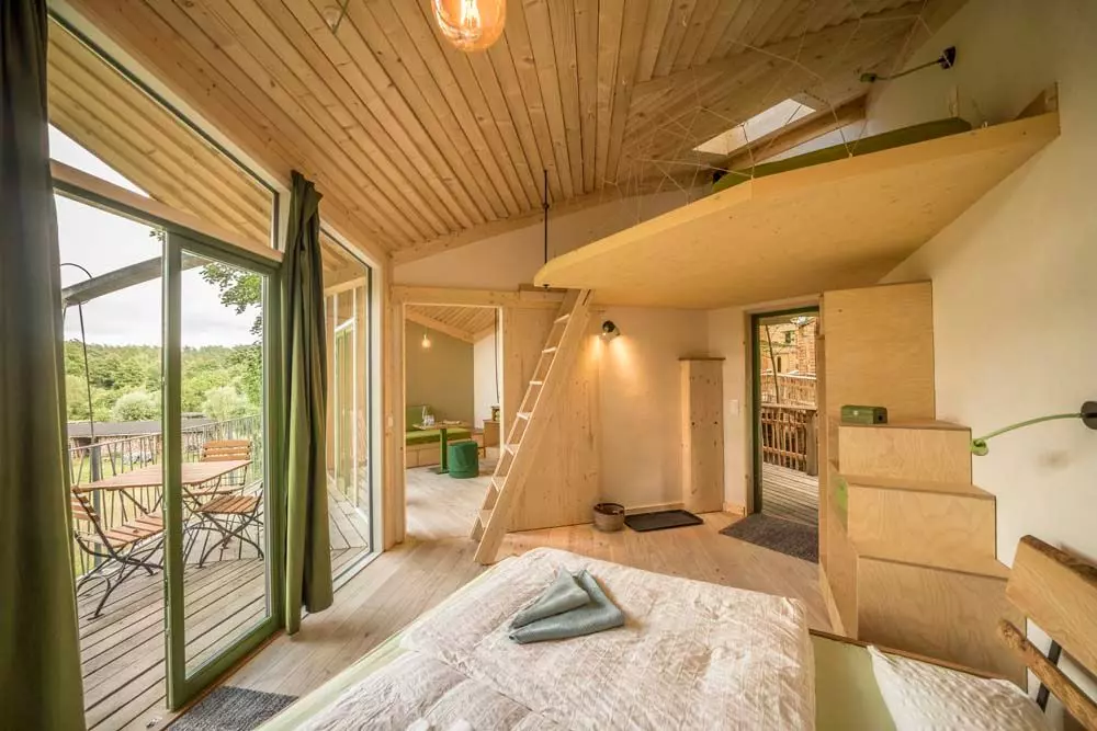 Baumhaus-Hotel "Kenners Landlust" Interieur
