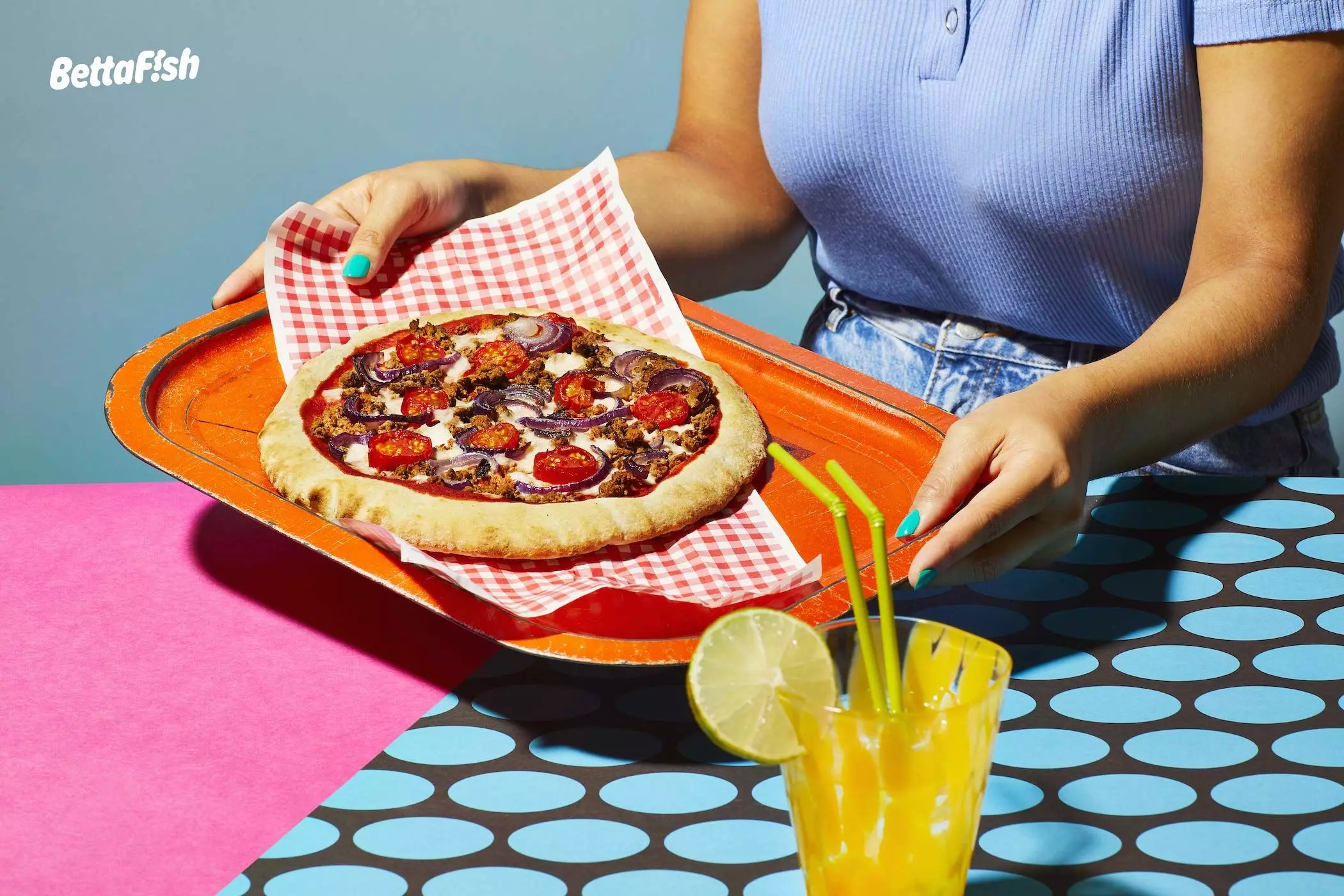 Die vegane Pizza "Tu-nah" von "BettaFish" beinhaltet europäische Makroalgen - femtastics