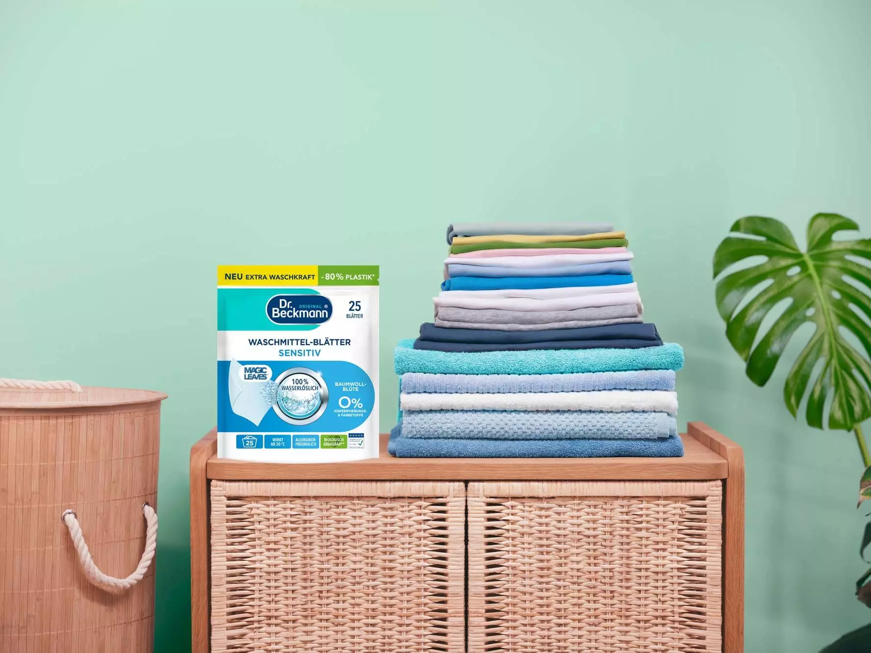 Bildcredit_DrBeckmann_Waschmittel-Blätter Sensitiv