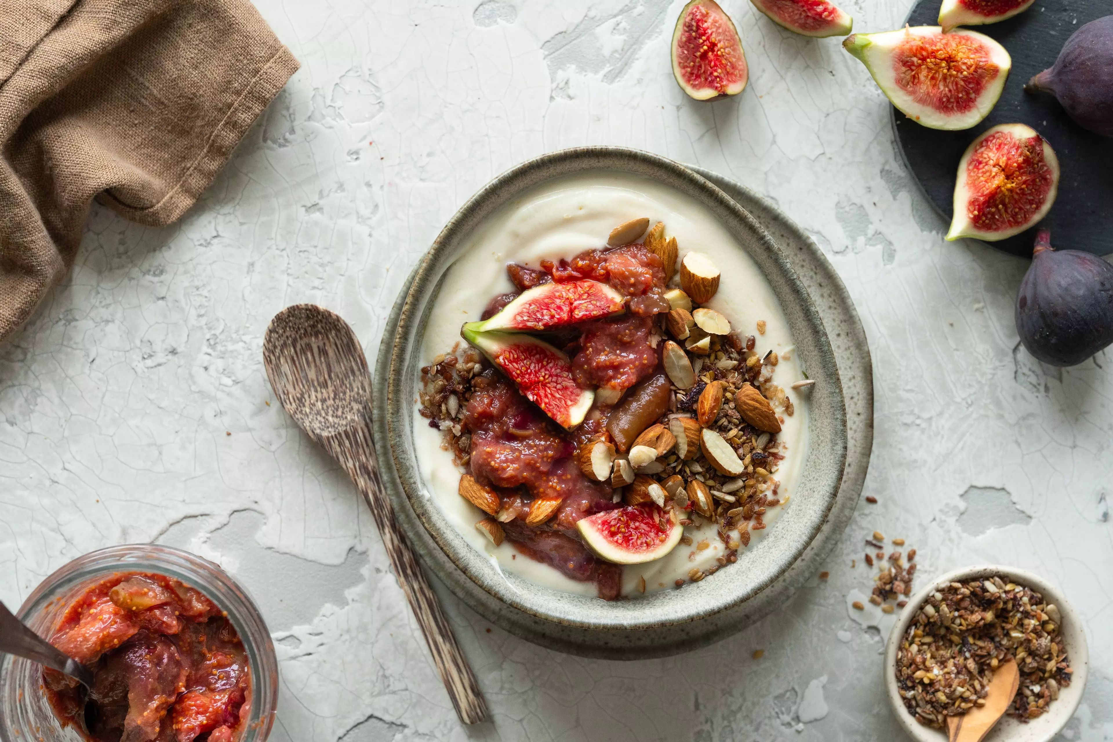 Budwig Creme mit Feige