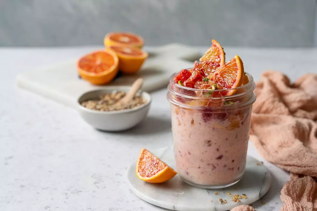 Budwig Creme mit Blutorange