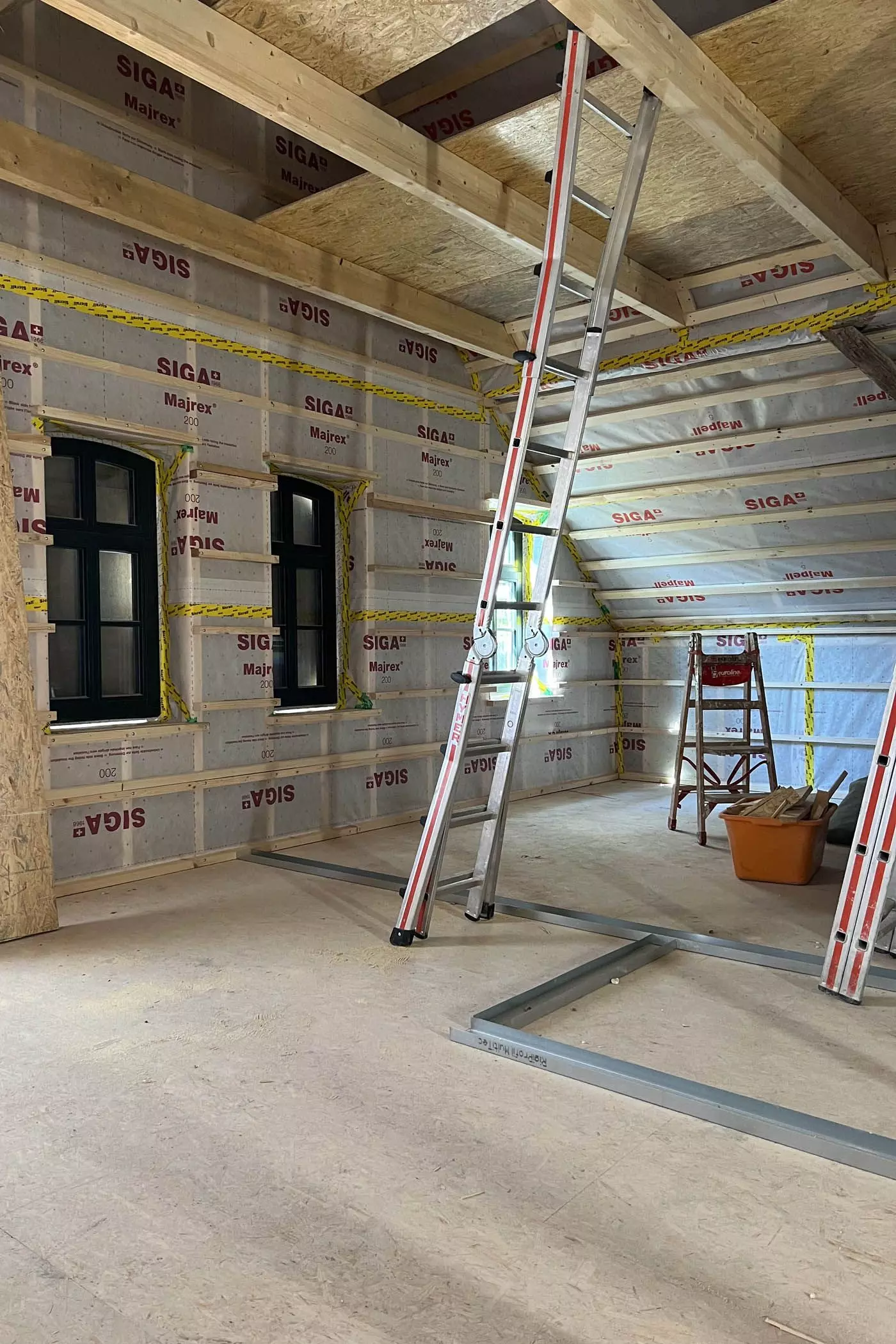 Von Innen wurde der Altbau fachgerecht gedämmt - femtastics