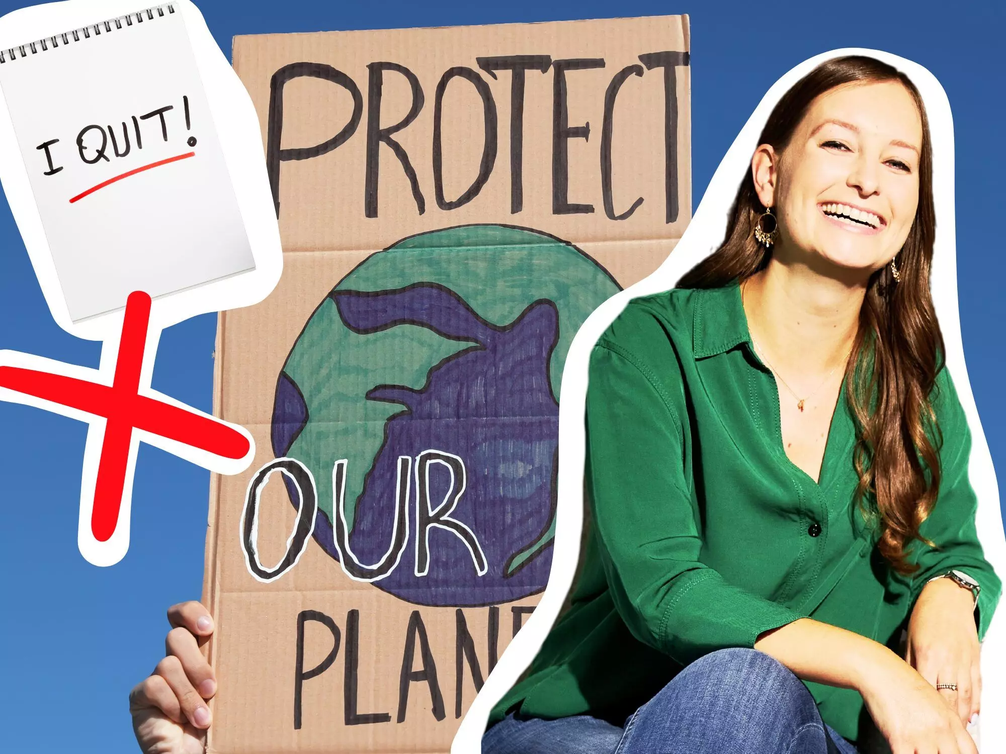Climate Quitting Collage