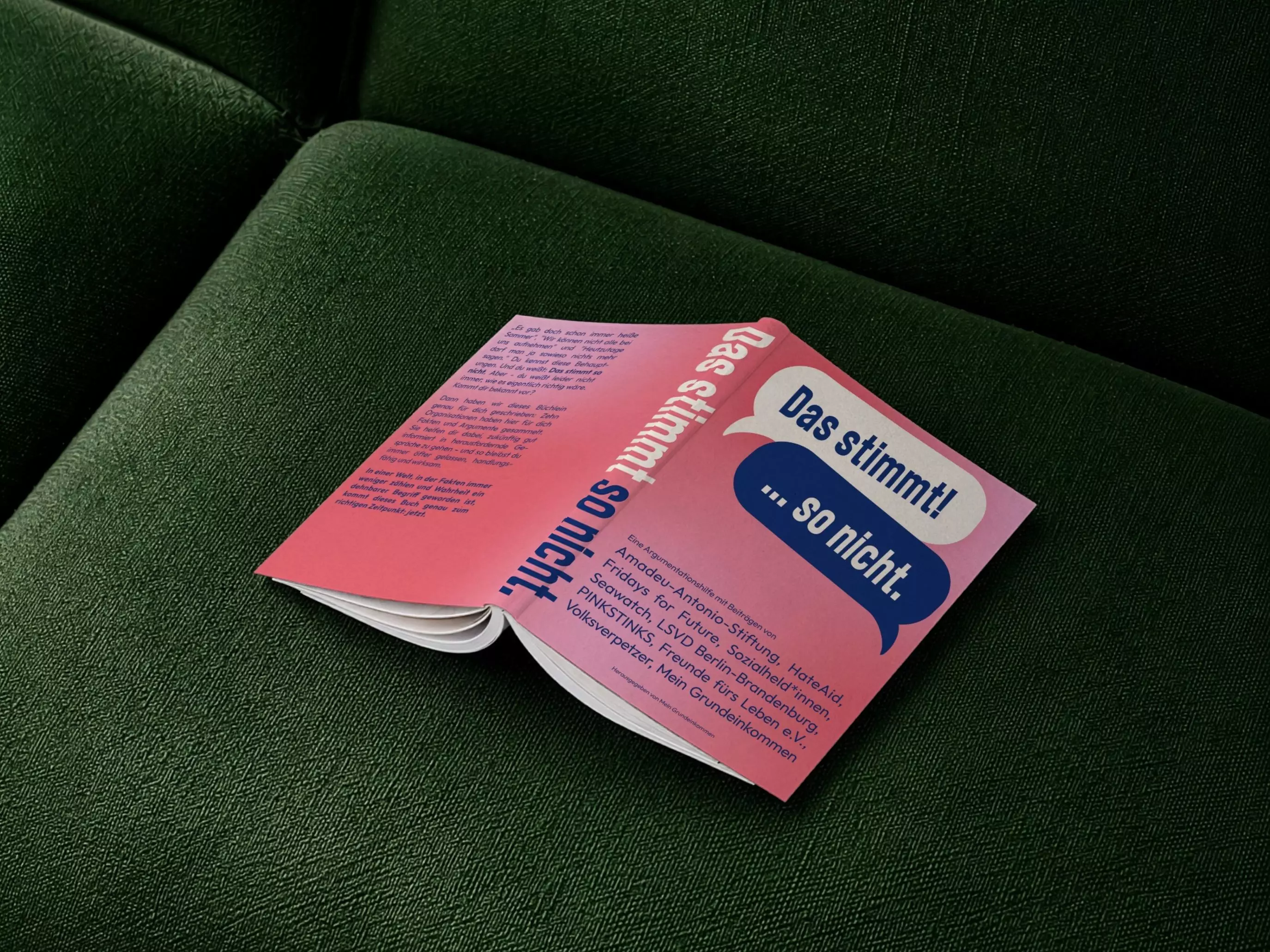 “Das stimmt so nicht!”: Das Taschenbuch liefert hilfreiche Gegenargumente gegen Falschaussagen.