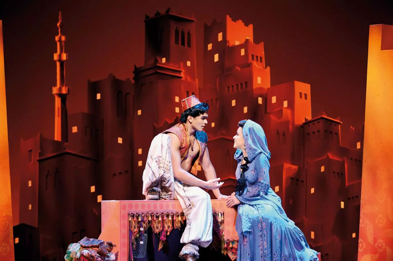 European premiere of Disneys Aladdin at the Stage Theater Neue F