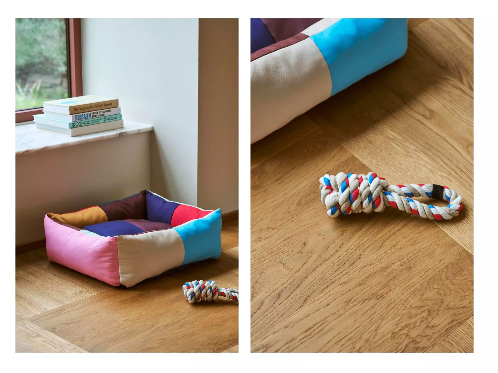 Dogs Hundebett und Rope Toy Hay