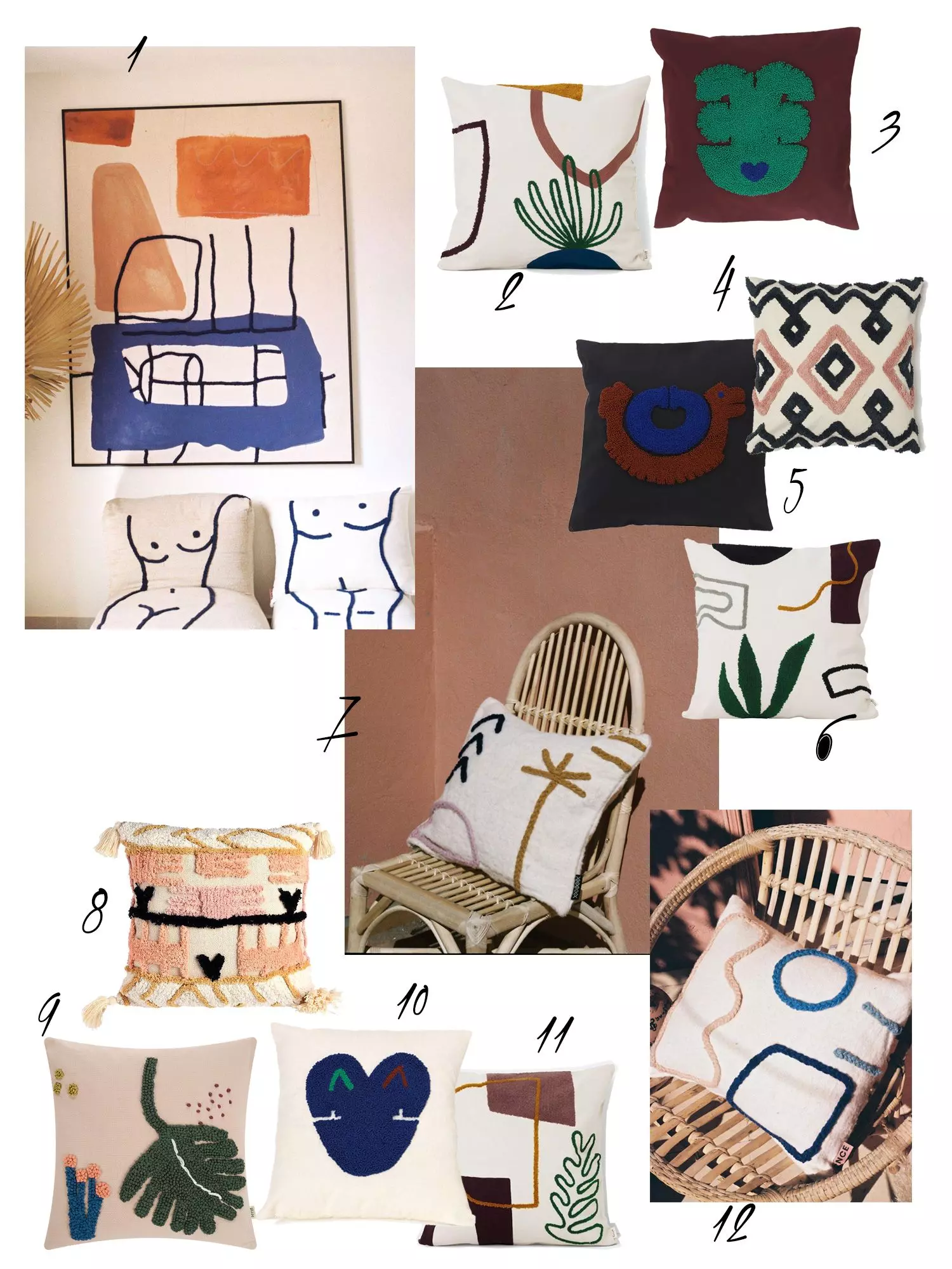 Femtastics Interior Trends Kissen Collage