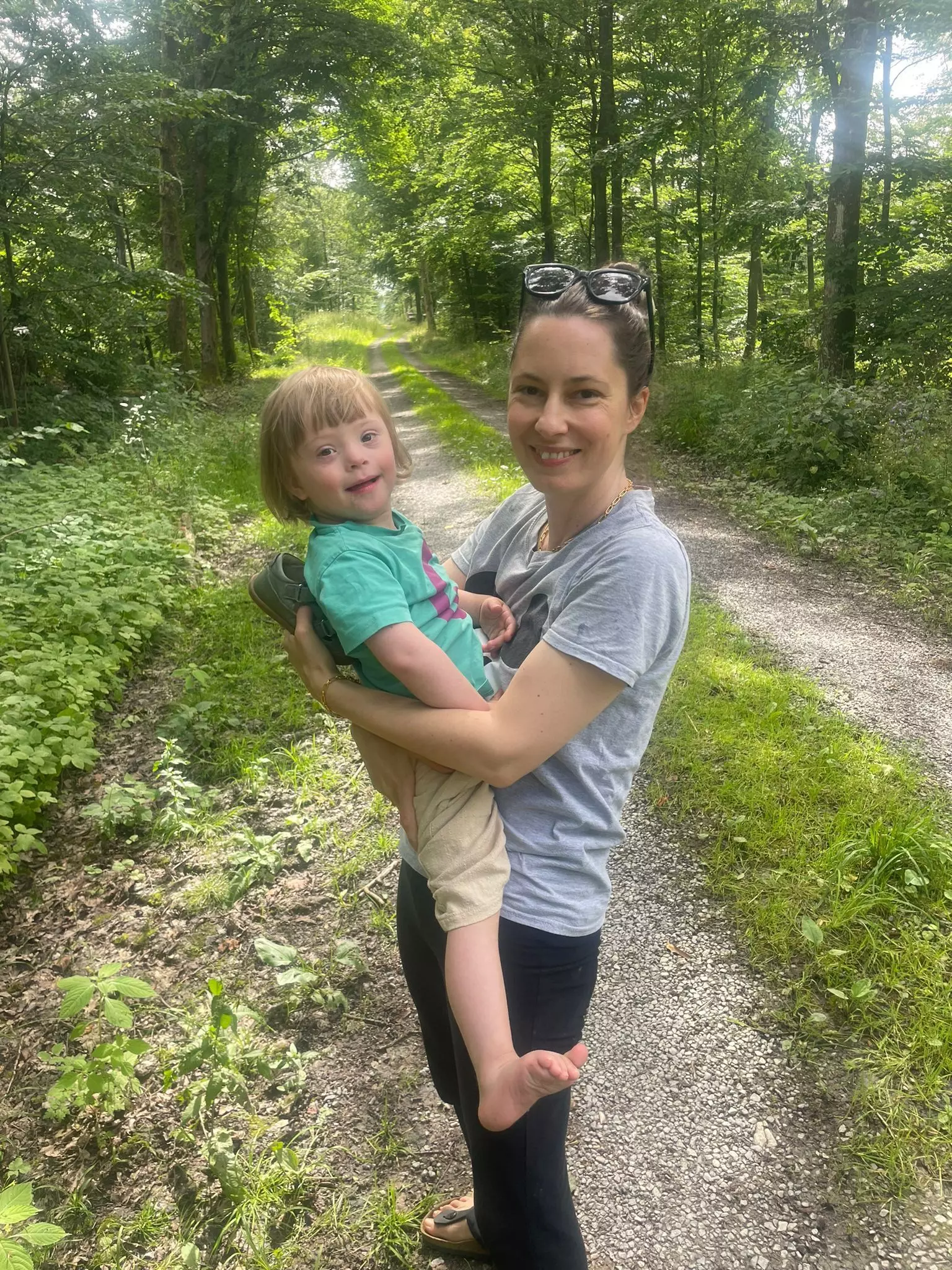 Mutter und Kind: Geraldine Kahl und ihr Sohn Fritz leben in Hamburg.