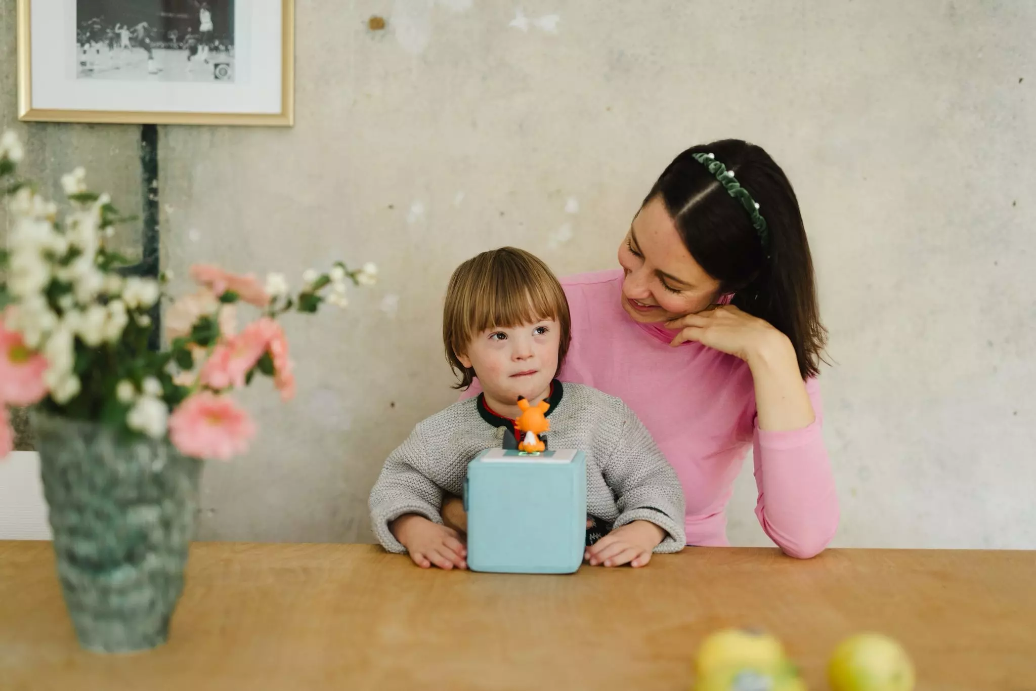 “Ein Kind mit Downsyndrom ist vor allem eins: dein Kind”: Geraldine Kahl über das Leben mit Sohn Fritz und seiner Behinderung