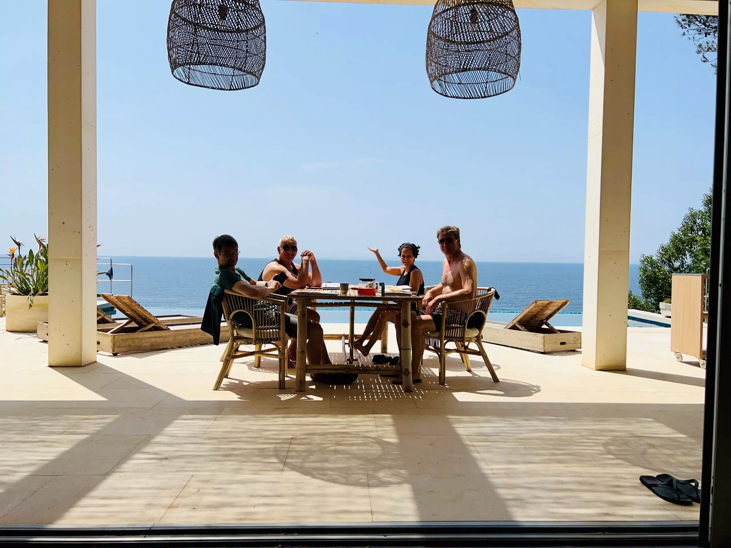 Gruppe Terrasse