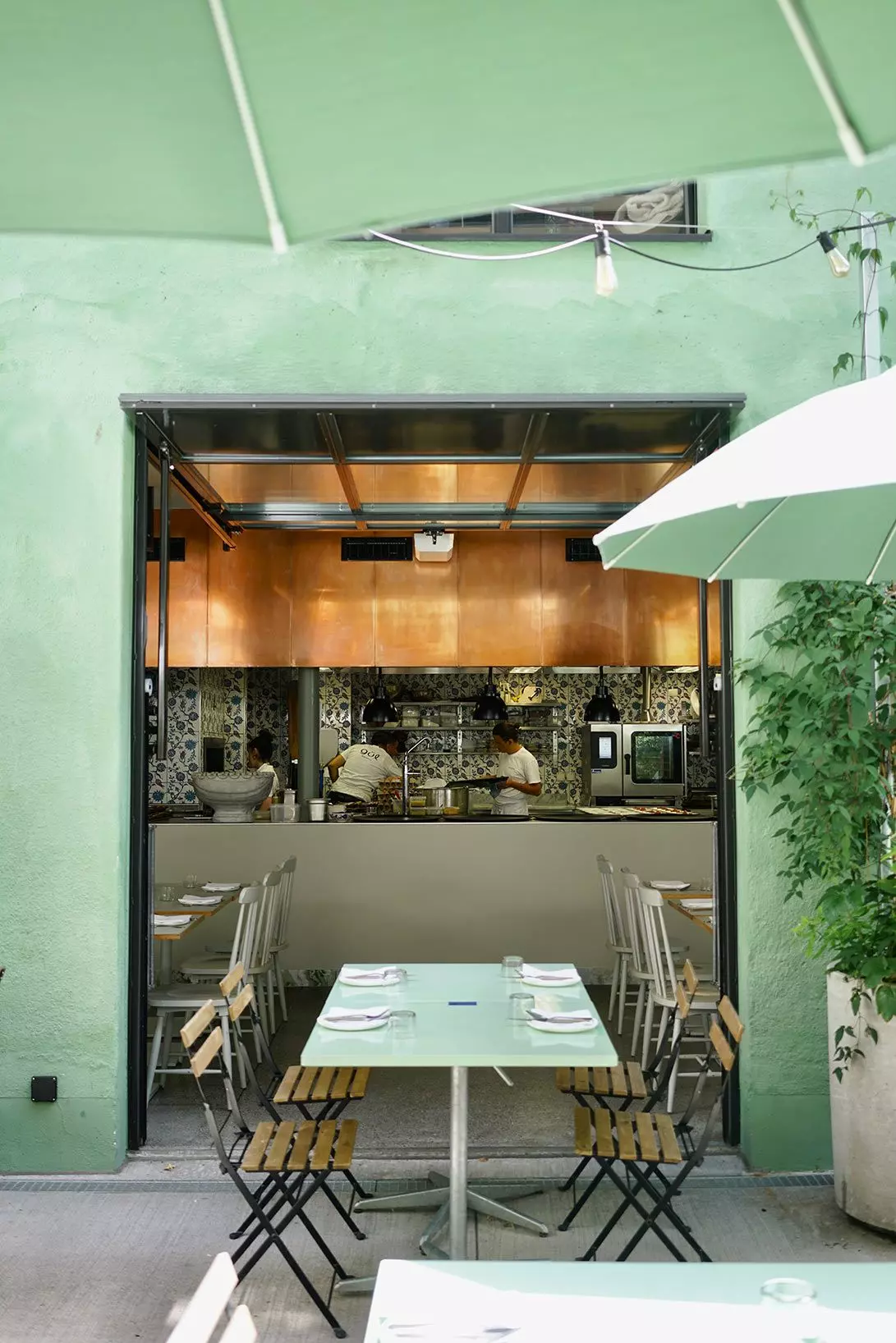 Die Terrasse vom "Gül"