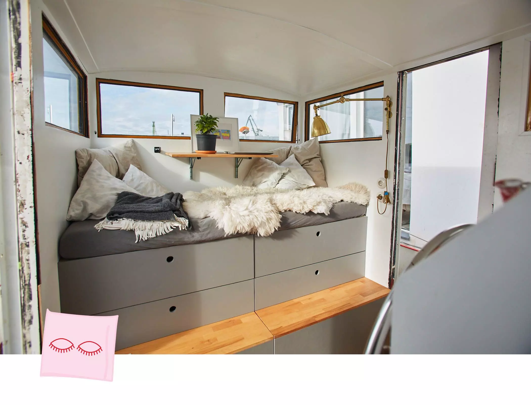 Hausboot-interieur