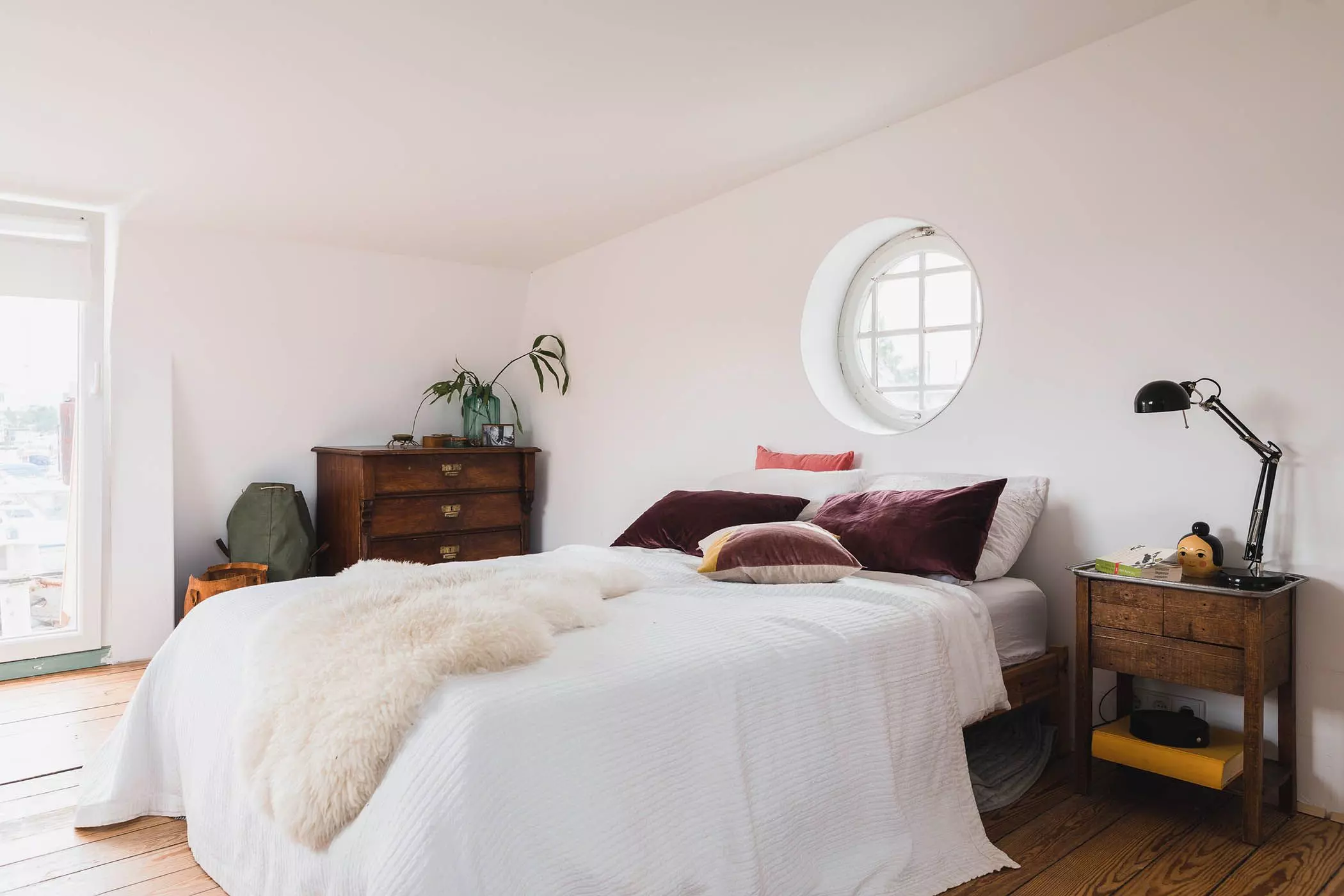 Hausboot-schlafzimmer