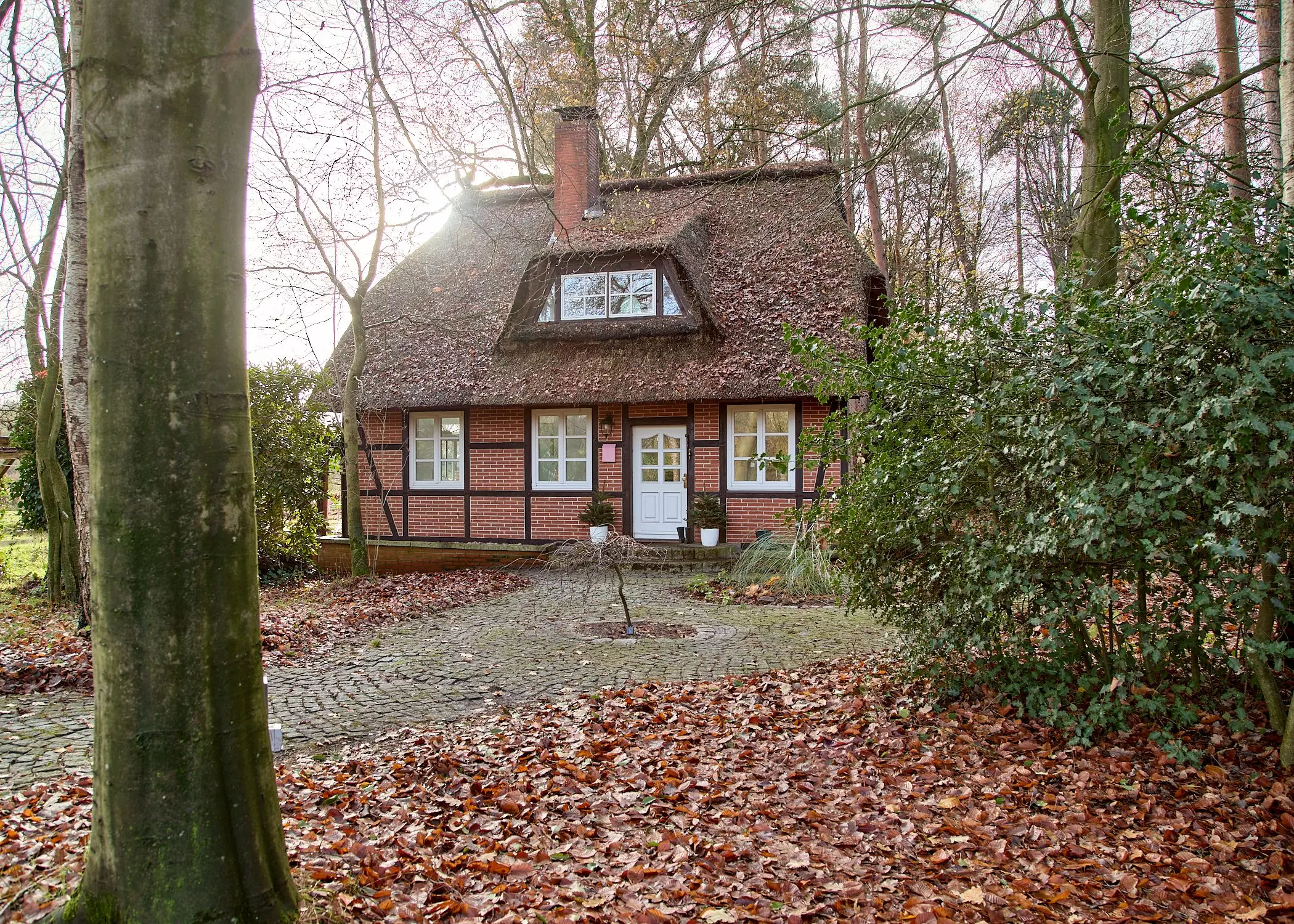 Kleines Reetdachhaus