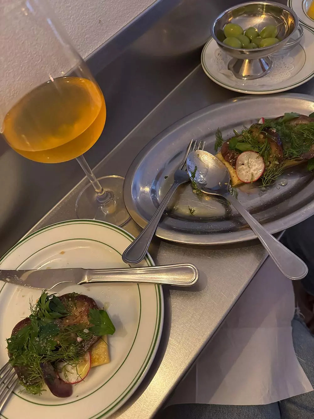 Teller im Restaurant "La Joya"