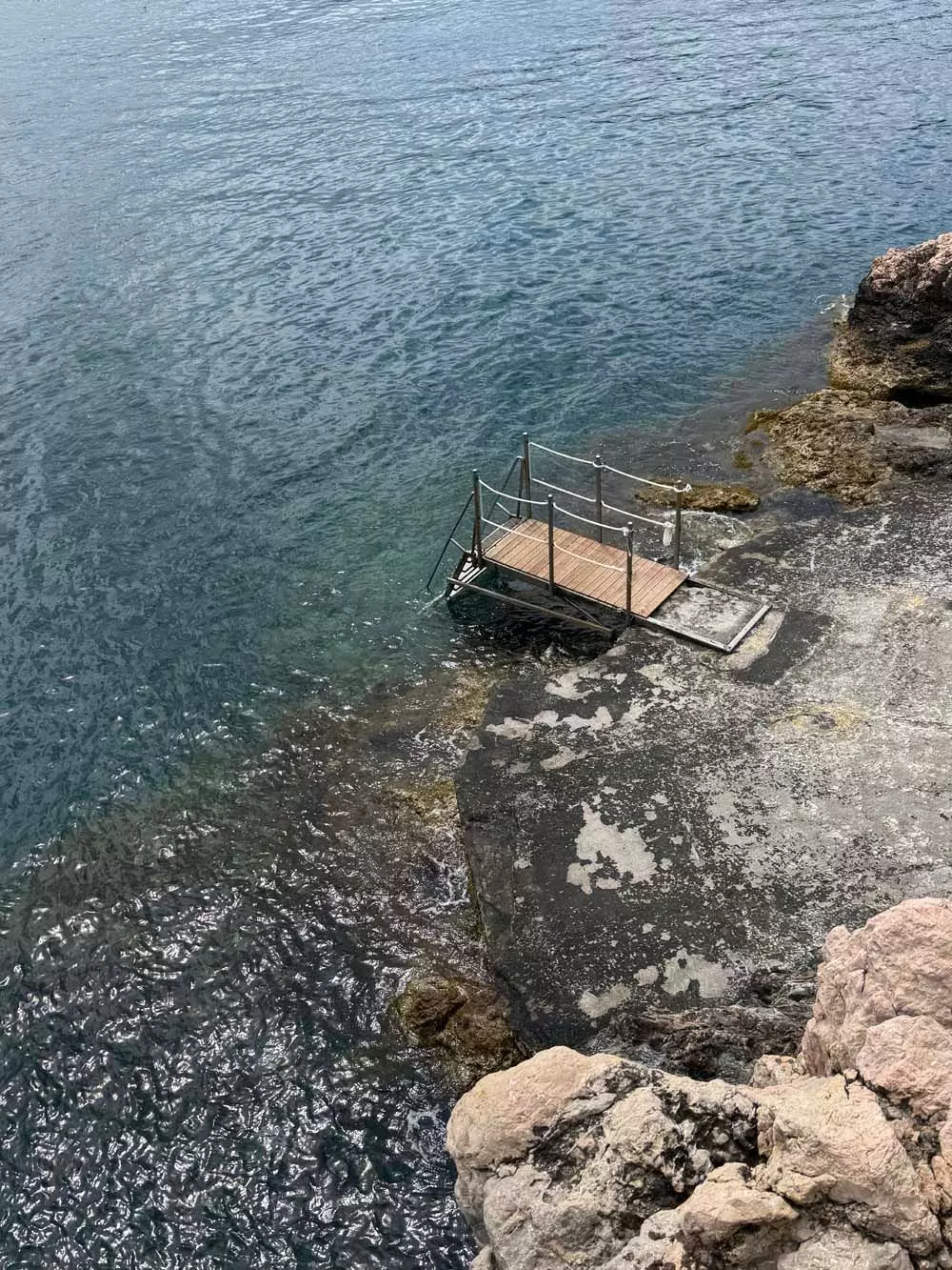 Leiter ins Meer