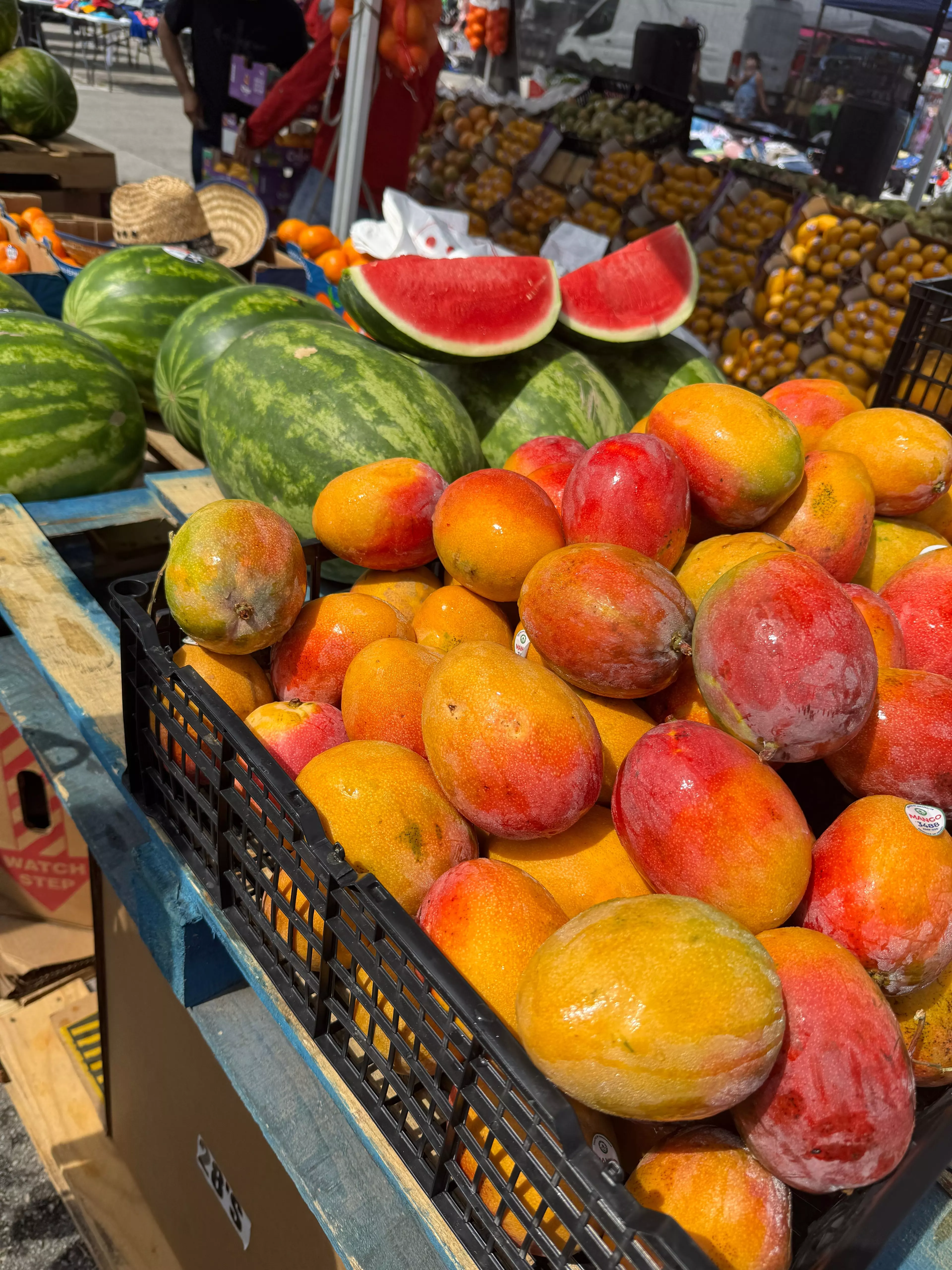 Obst auf dem Markt in Texas