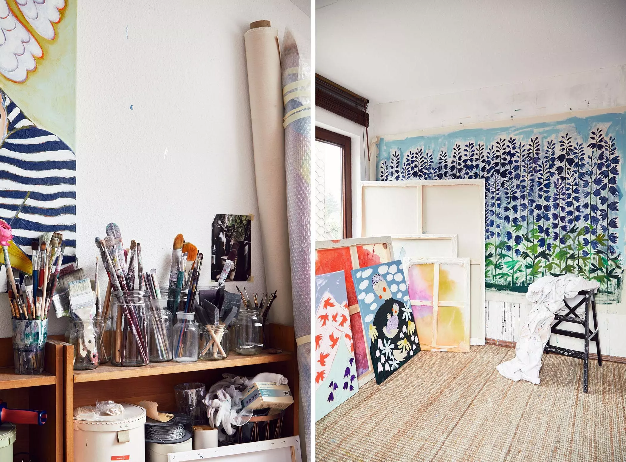 Geordnetes Chaos im Atelier von Ina Cierniak - femtastics