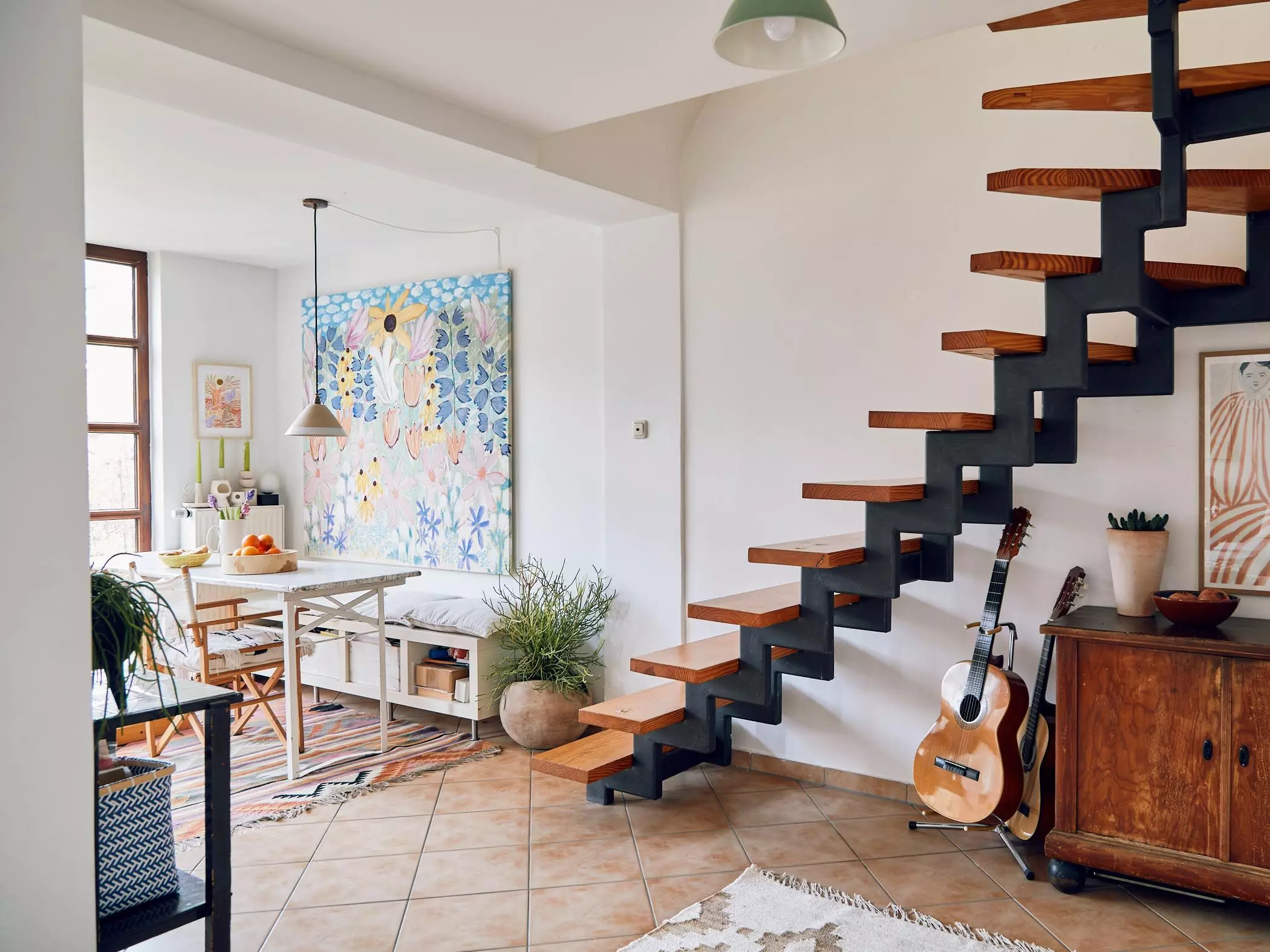 Wohnzimmer von Künstlerin Ina Cierniak - femtastics