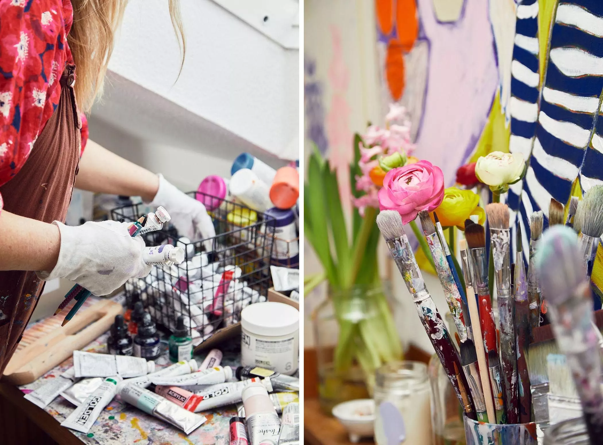 Das Atelier der Malerin Ina Cierniak - femtastics