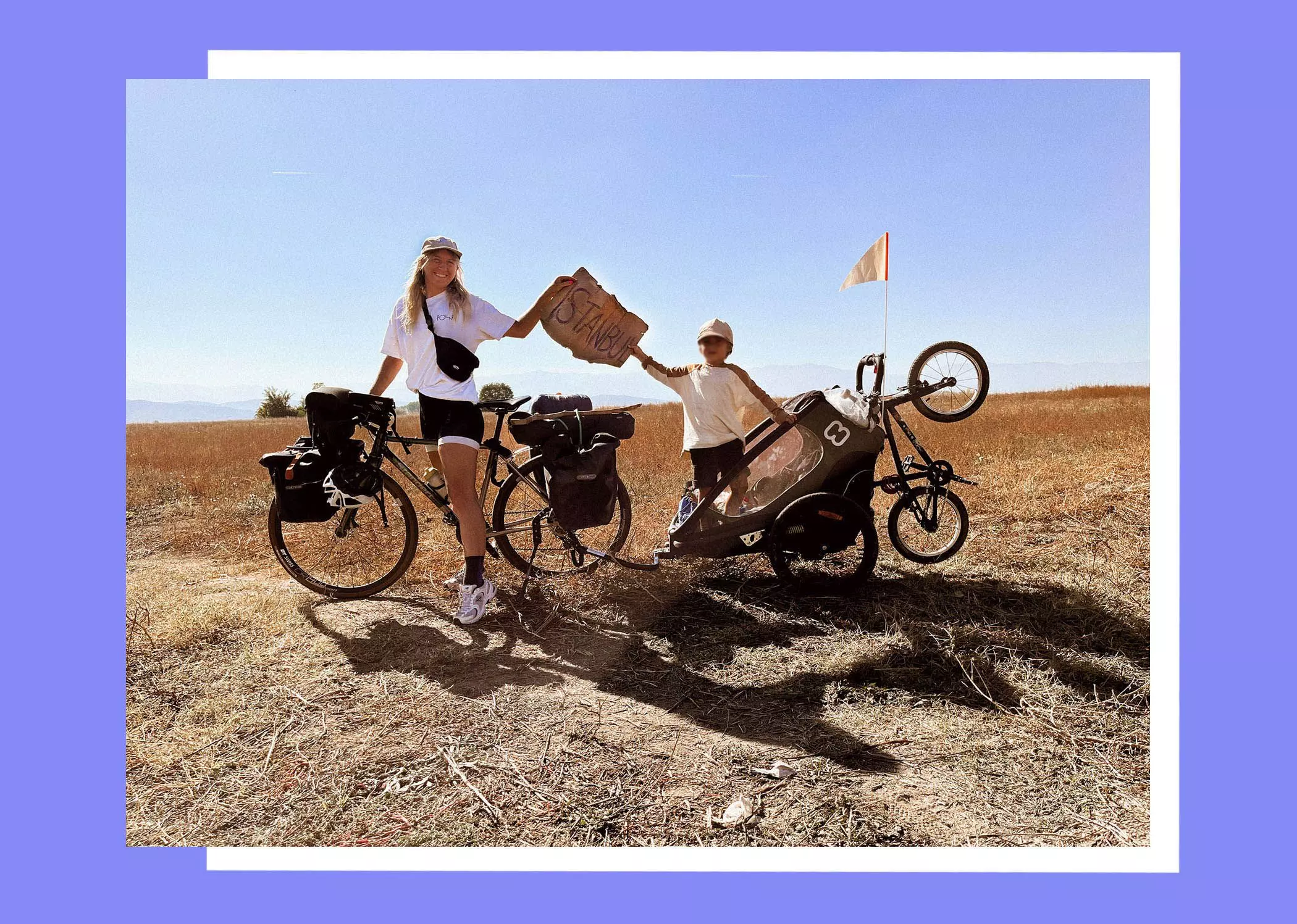 Jasmin Böhm und ihr Sohn sind mit dem Fahrrad auf dem Weg nach Istanbul - femtastics