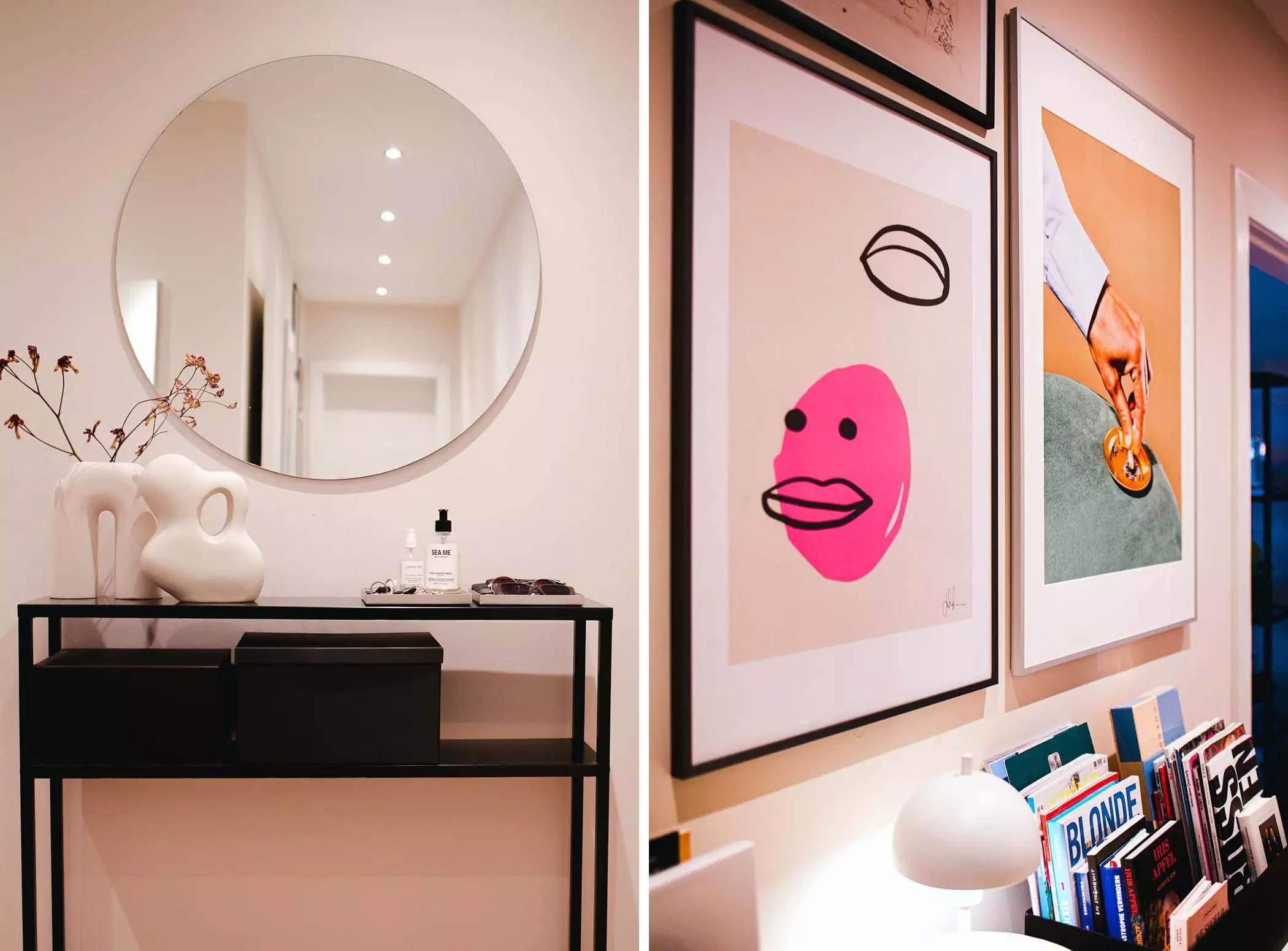 Details und Kunstdrucke in Julia Holtzheimers Wohnung - femtastics
