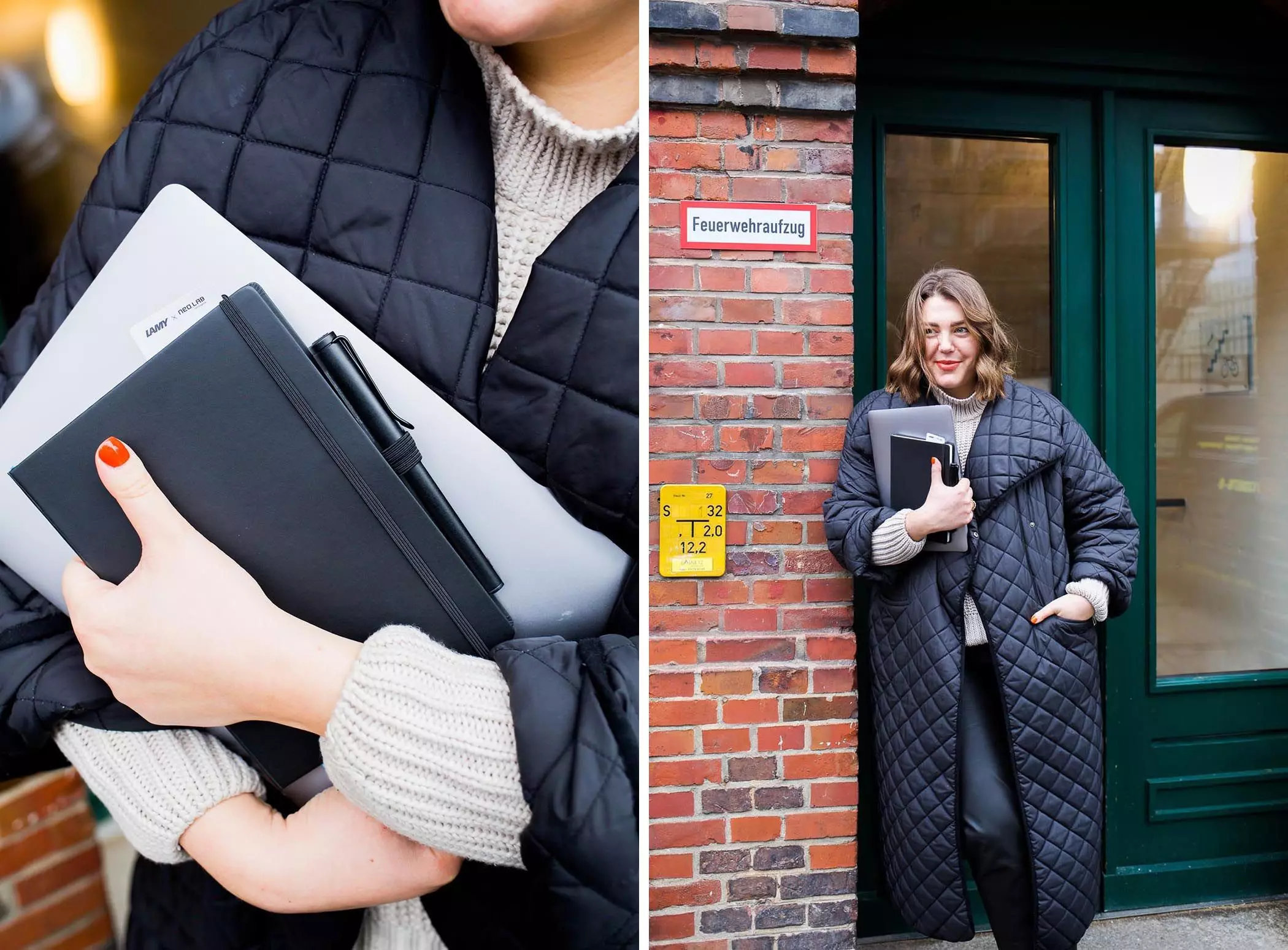 Julia Holtzheimer vom nachhaltigen Mode-Label "Jan 'n June" mit Lamy Produkten - femtastics