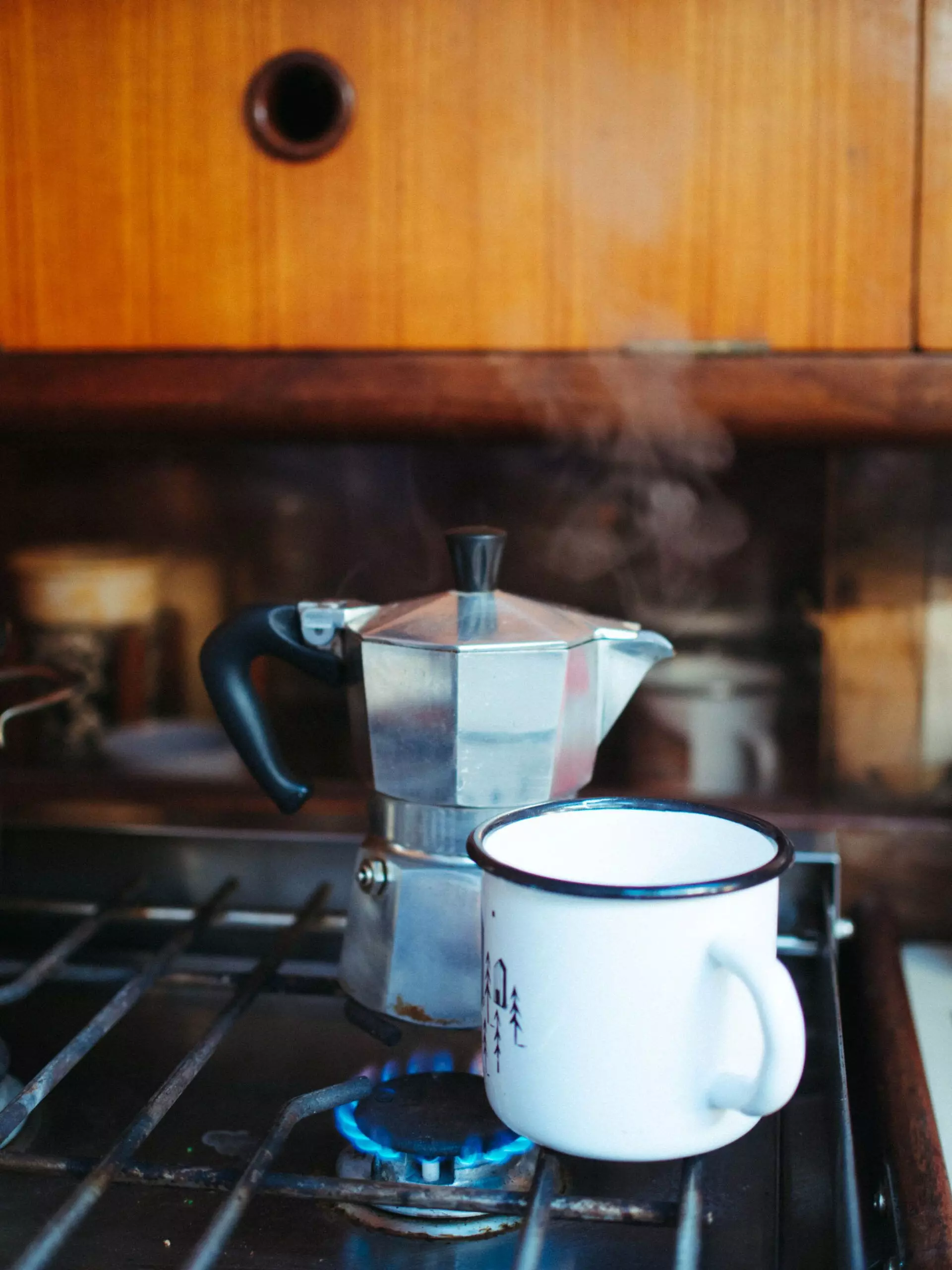 Kaffee kochen auf dem Segelboot - femtastics