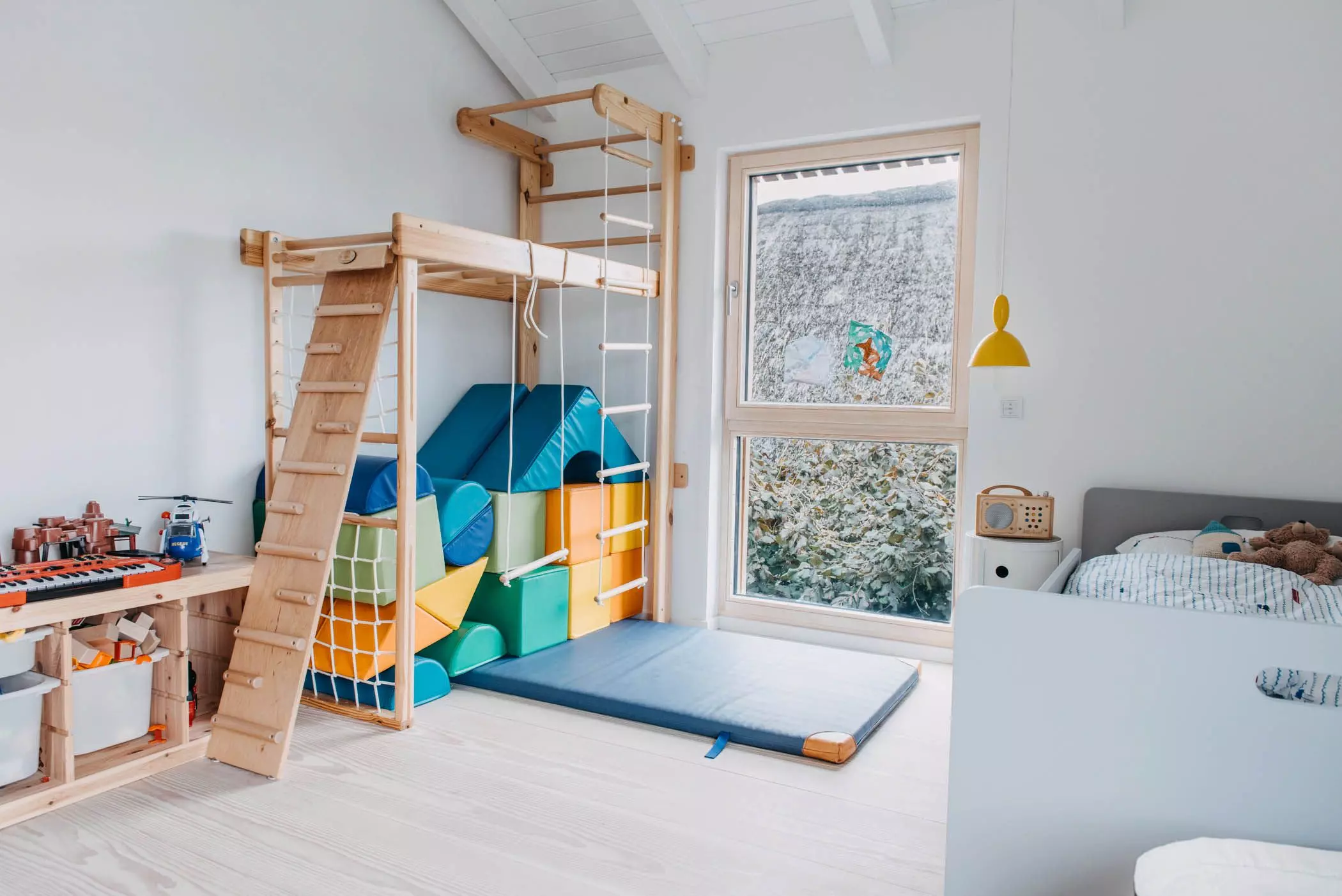 Kinderzimmer-Klettergeruest